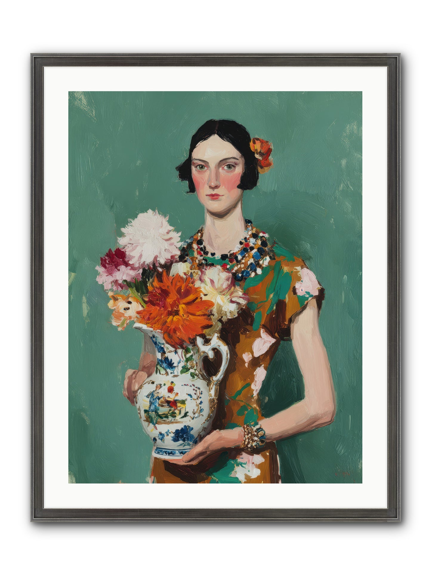 Heirloom Bloom — Heirloom-Bloom-24x32-Framed-Print-Slimwoods-Black-Silver.jpg