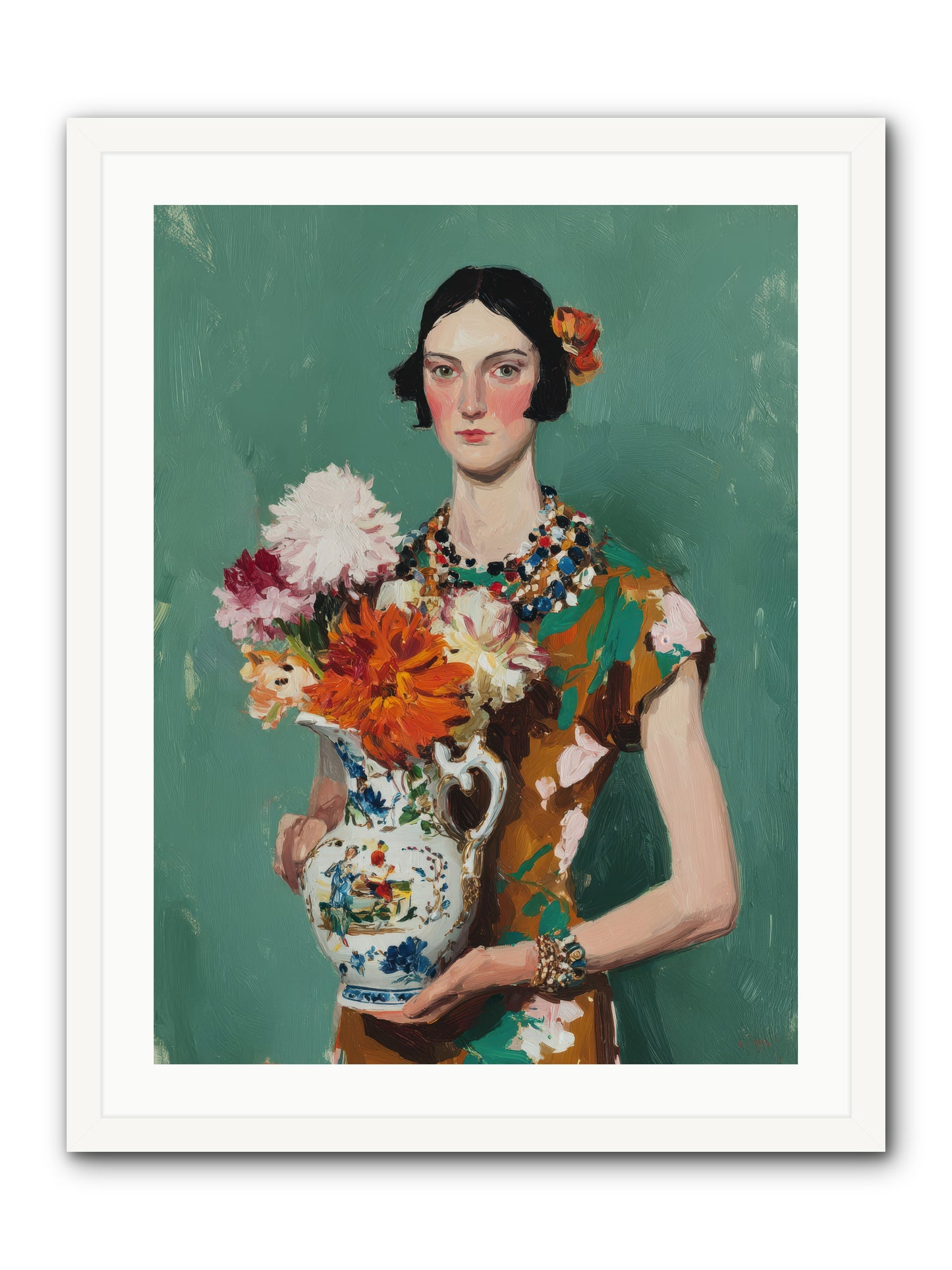 Heirloom Bloom — Heirloom-Bloom-24x32-Framed-Print-White.jpg