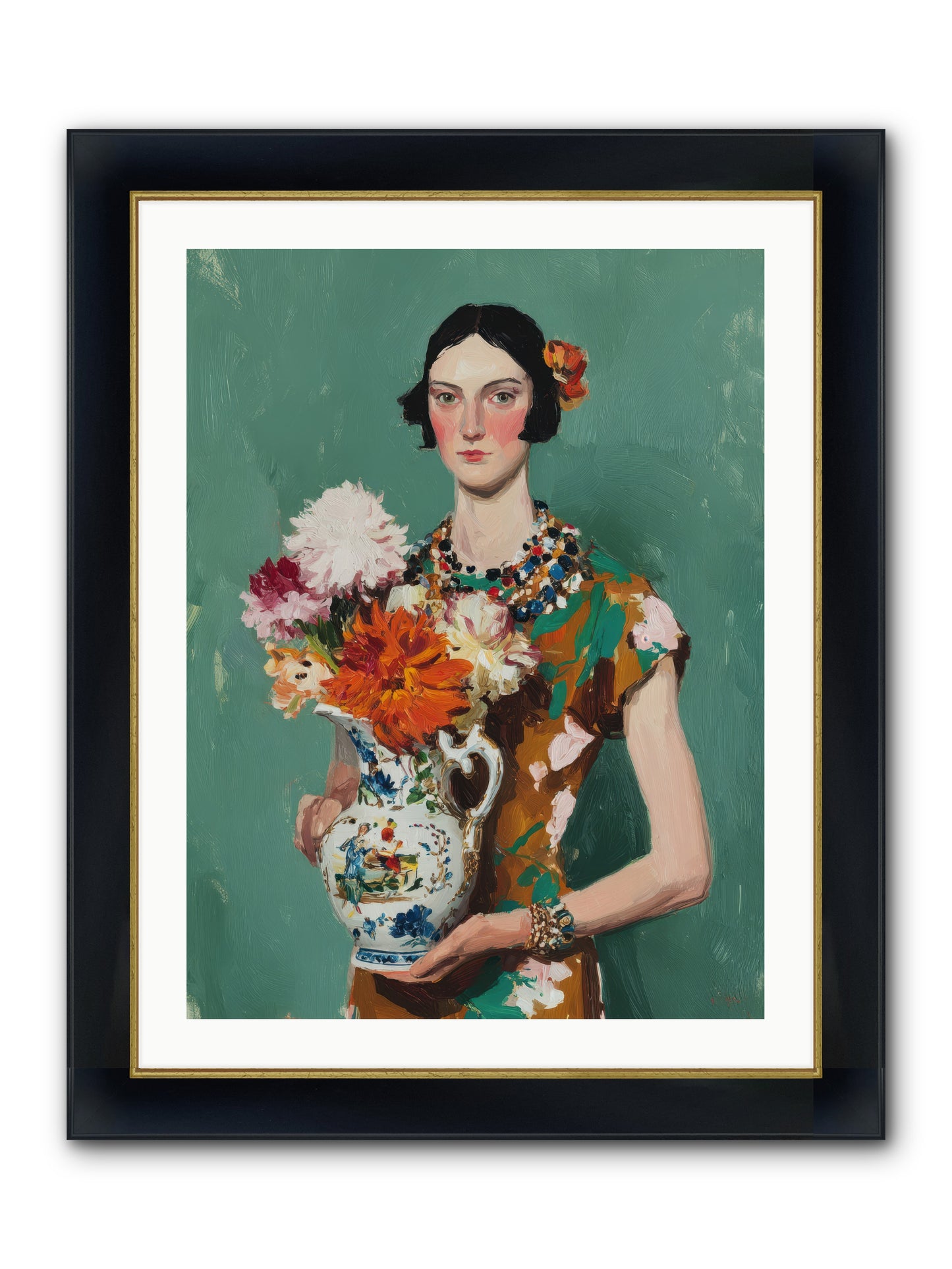 Heirloom Bloom — Heirloom-Bloom-24x32-Framed-Print-Wide-Black-w-Gold.jpg