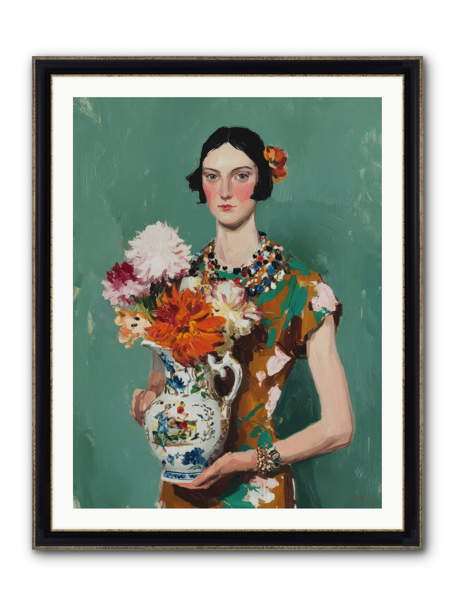 Heirloom Bloom — Heirloom-Bloom-30x40-Framed-Print-Black-Gold.jpg