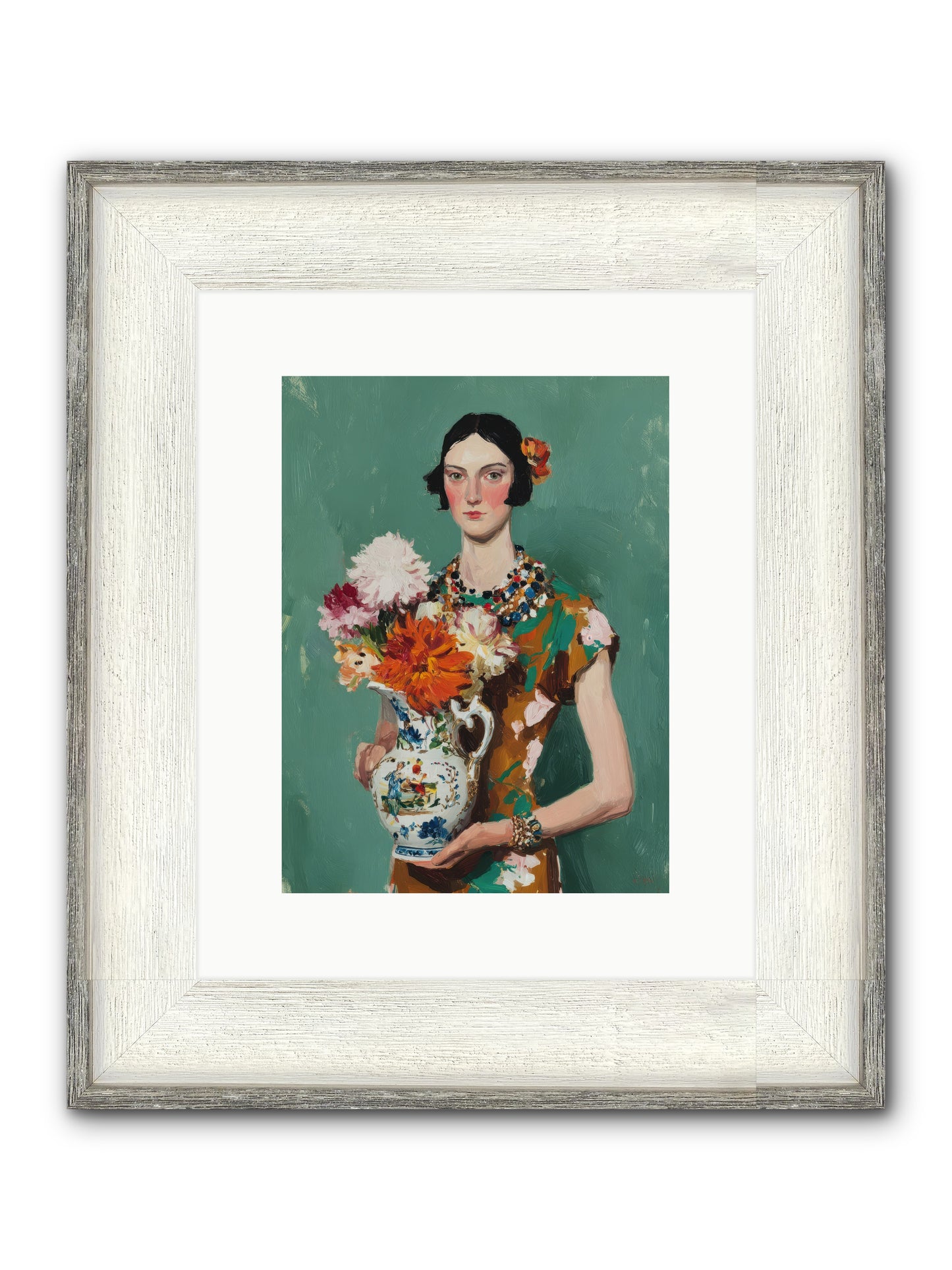 Heirloom Bloom — Heirloom-Bloom-9x12-Framed-Print-Driftwood-White.jpg