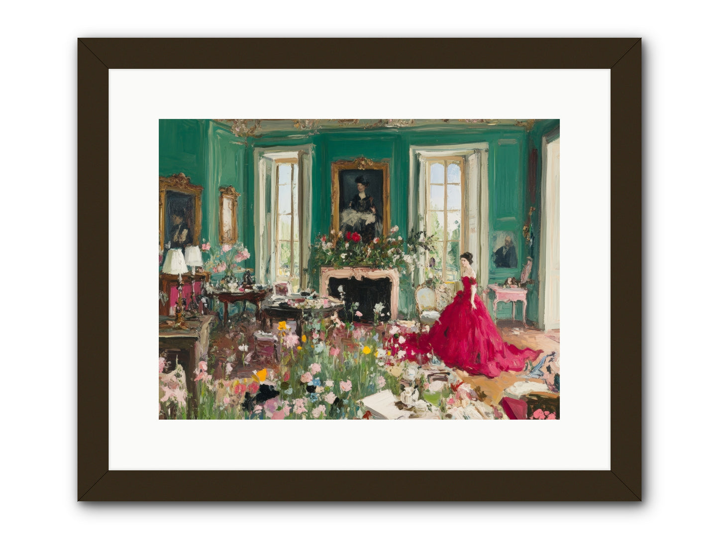 Her Garden Couldn't WaitRez2 -- Framed Print - Black 16x12