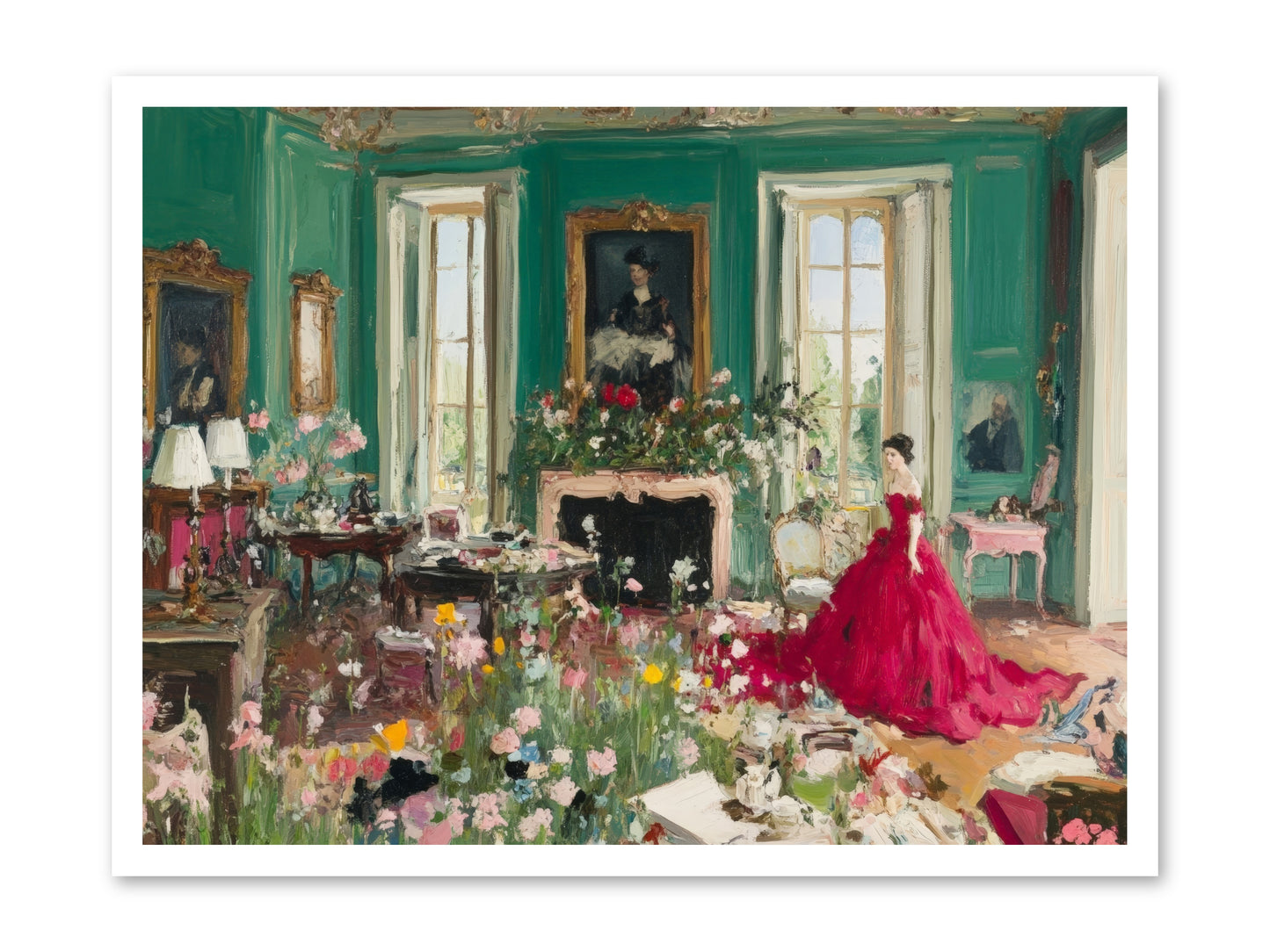 Her Garden Couldn't WaitRez2 -- Paper Print 32x24