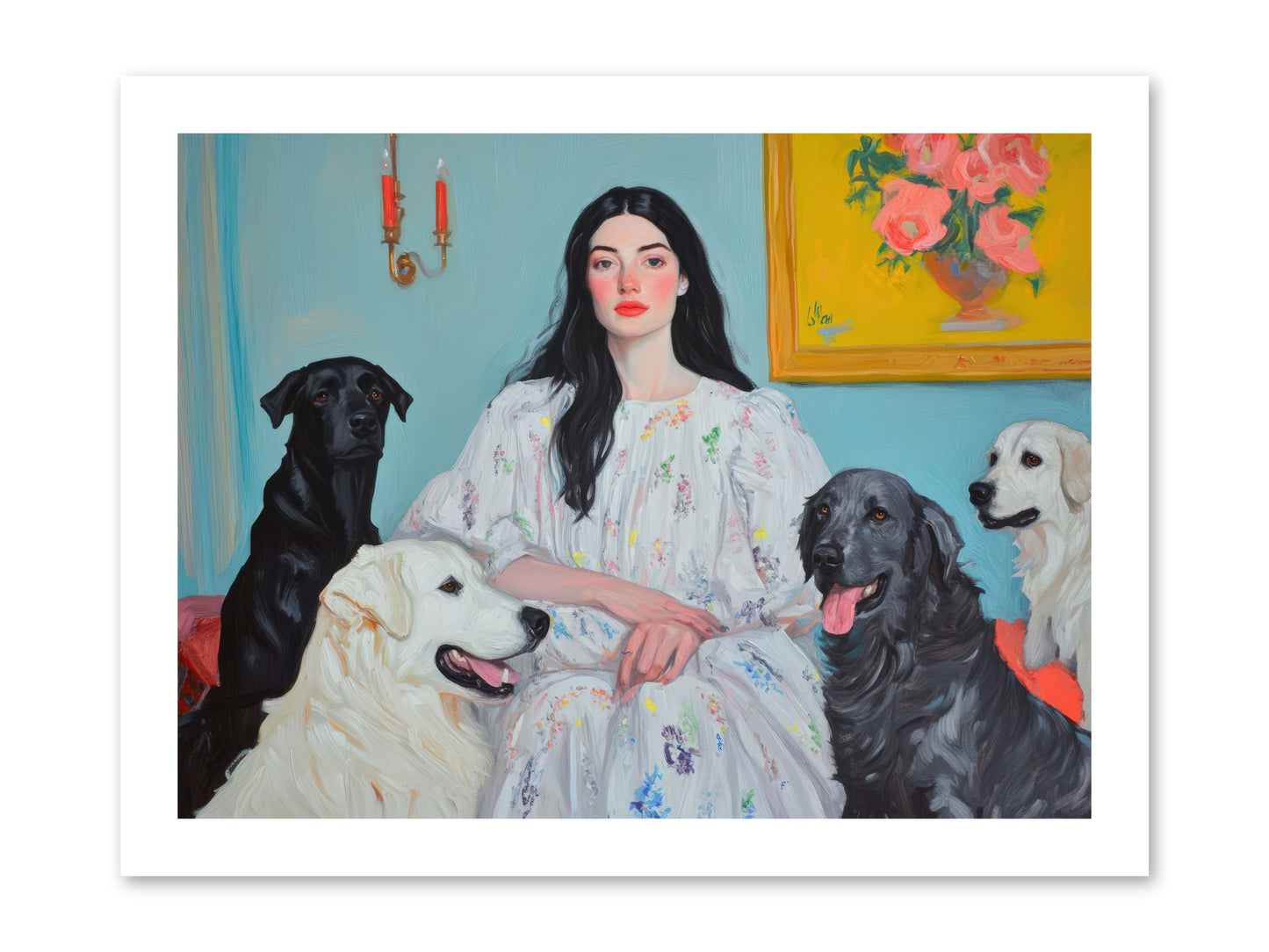 Her Hours Were SilverREZ -- Paper Print 16x12