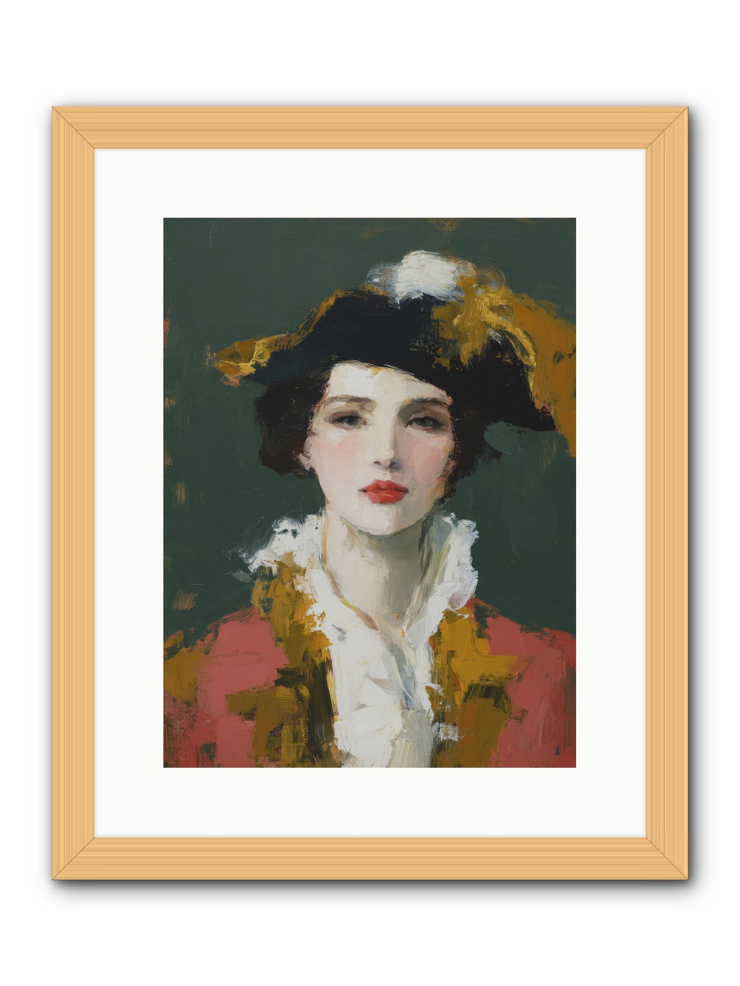 Her Legacy  -- Framed Print - Natural 12x16