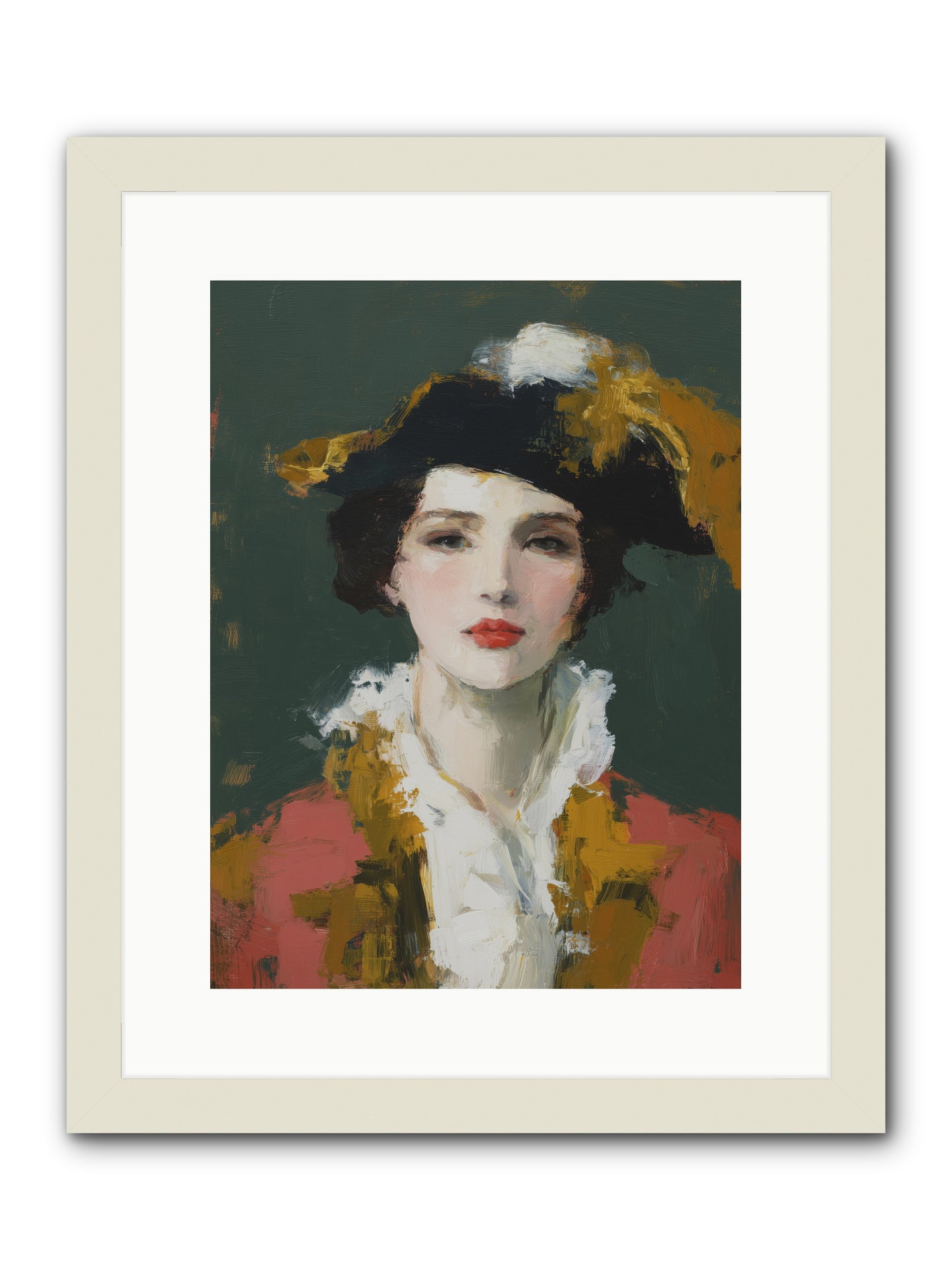 Her Legacy  -- Framed Print - White 12x16