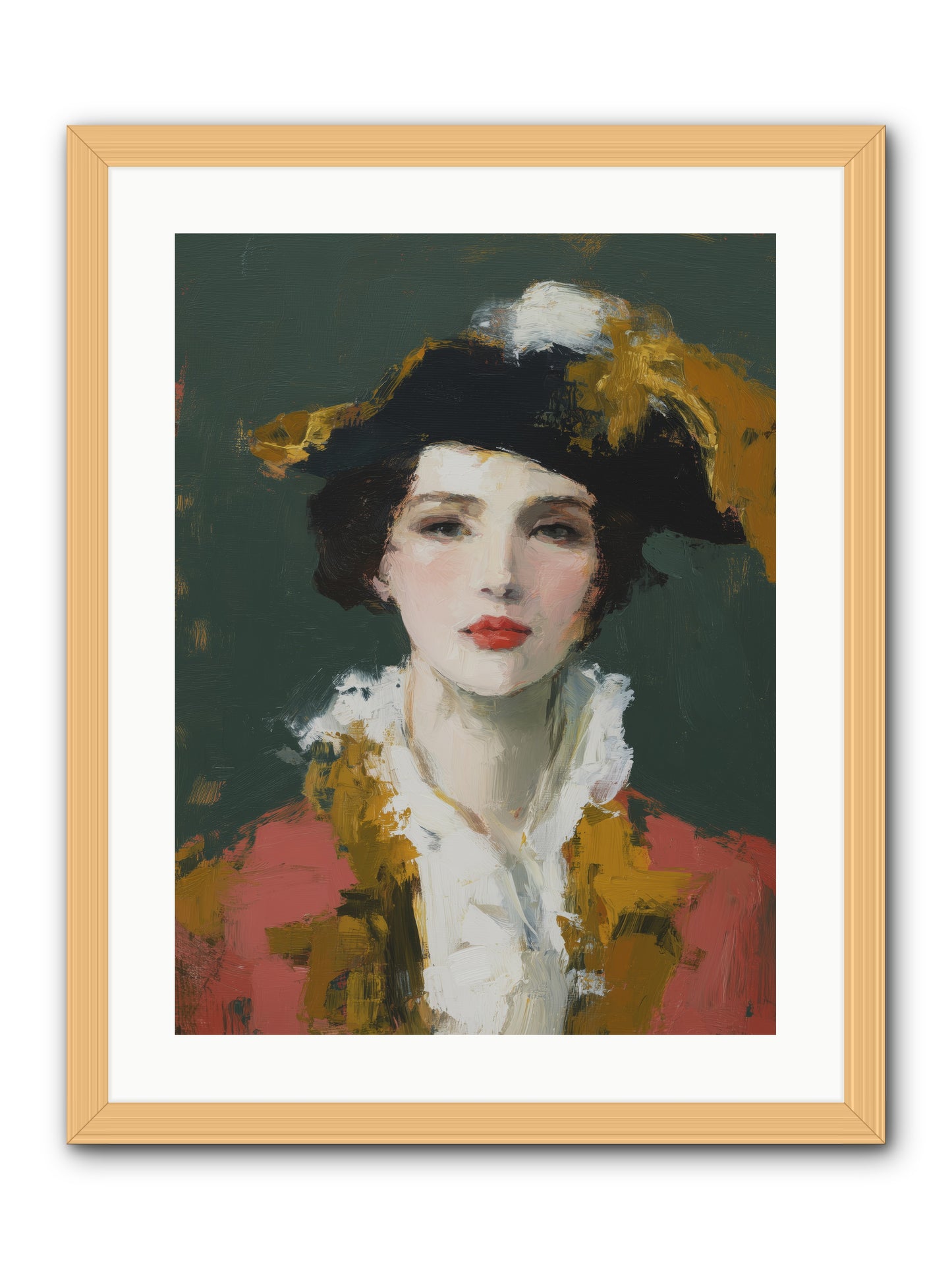 Her Legacy  -- Framed Print - Natural 18x24