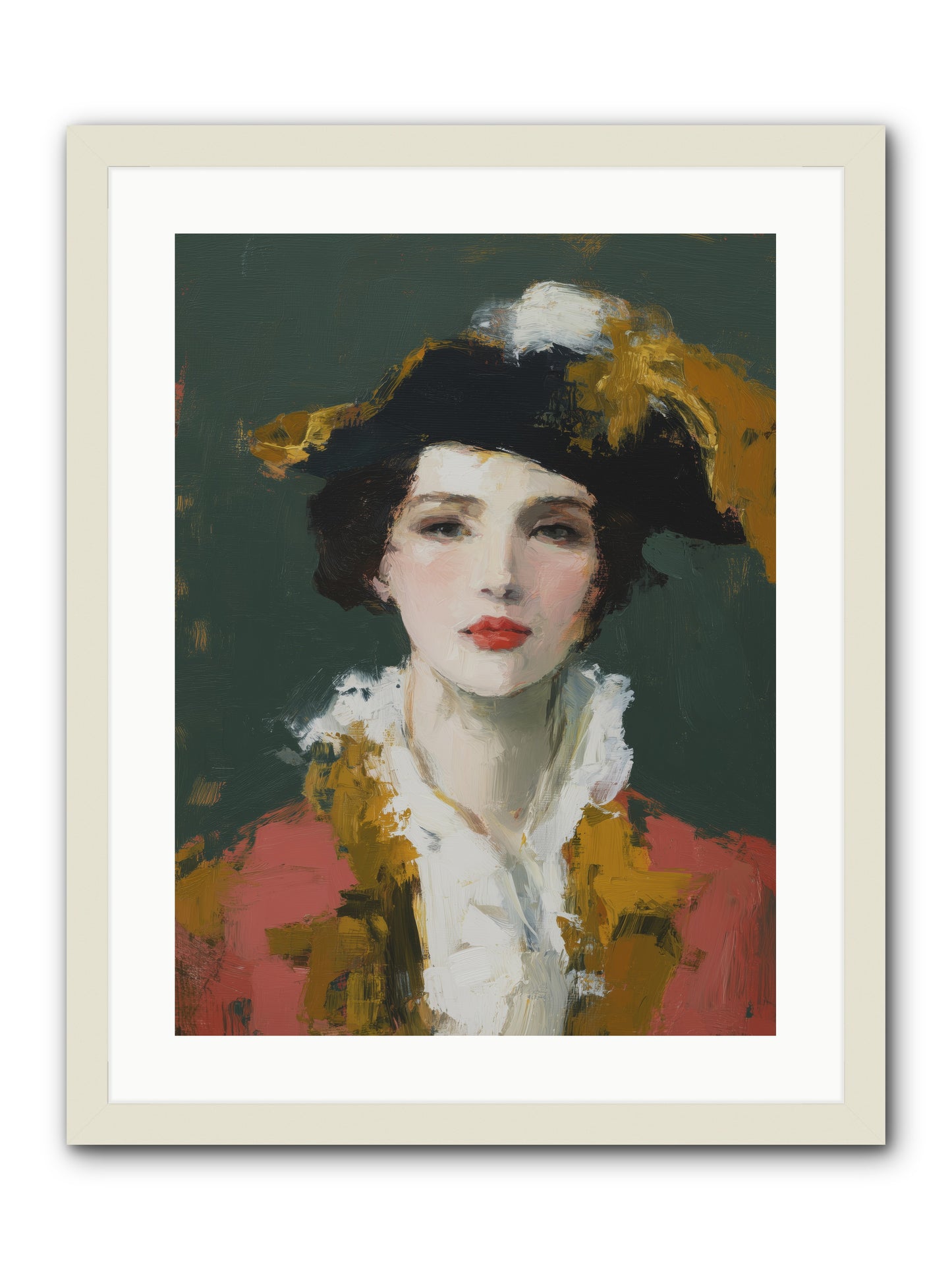 Her Legacy  -- Framed Print - White 18x24