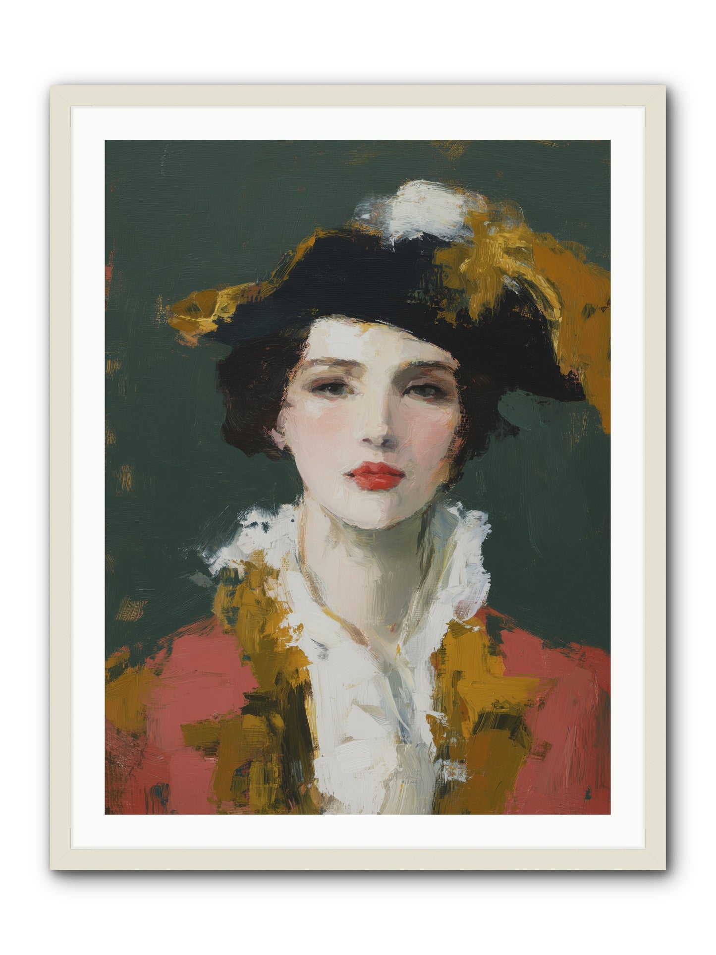 Her Legacy  -- Framed Print - White 30x40
