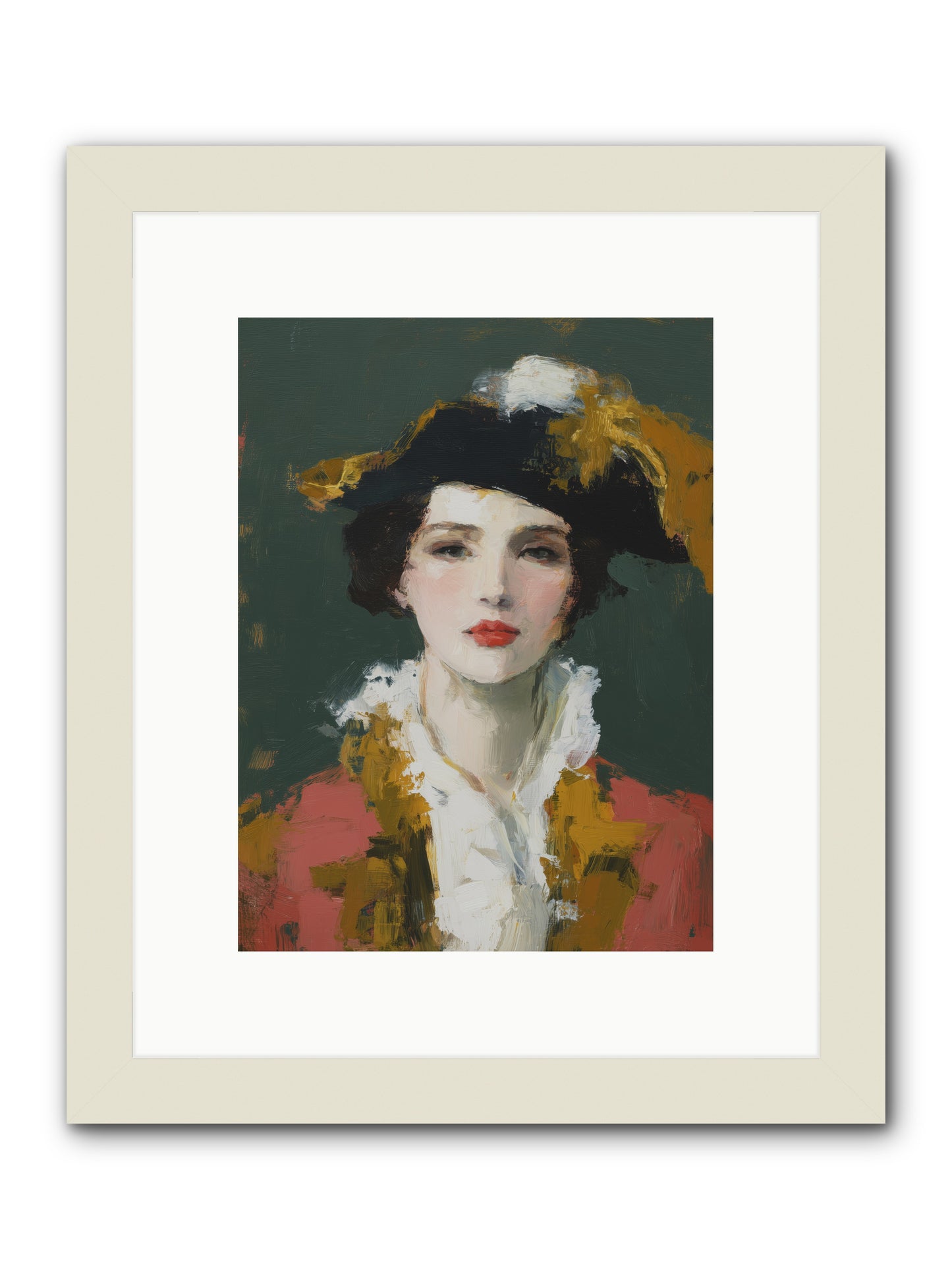 Her Legacy  -- Framed Print - White 9x12