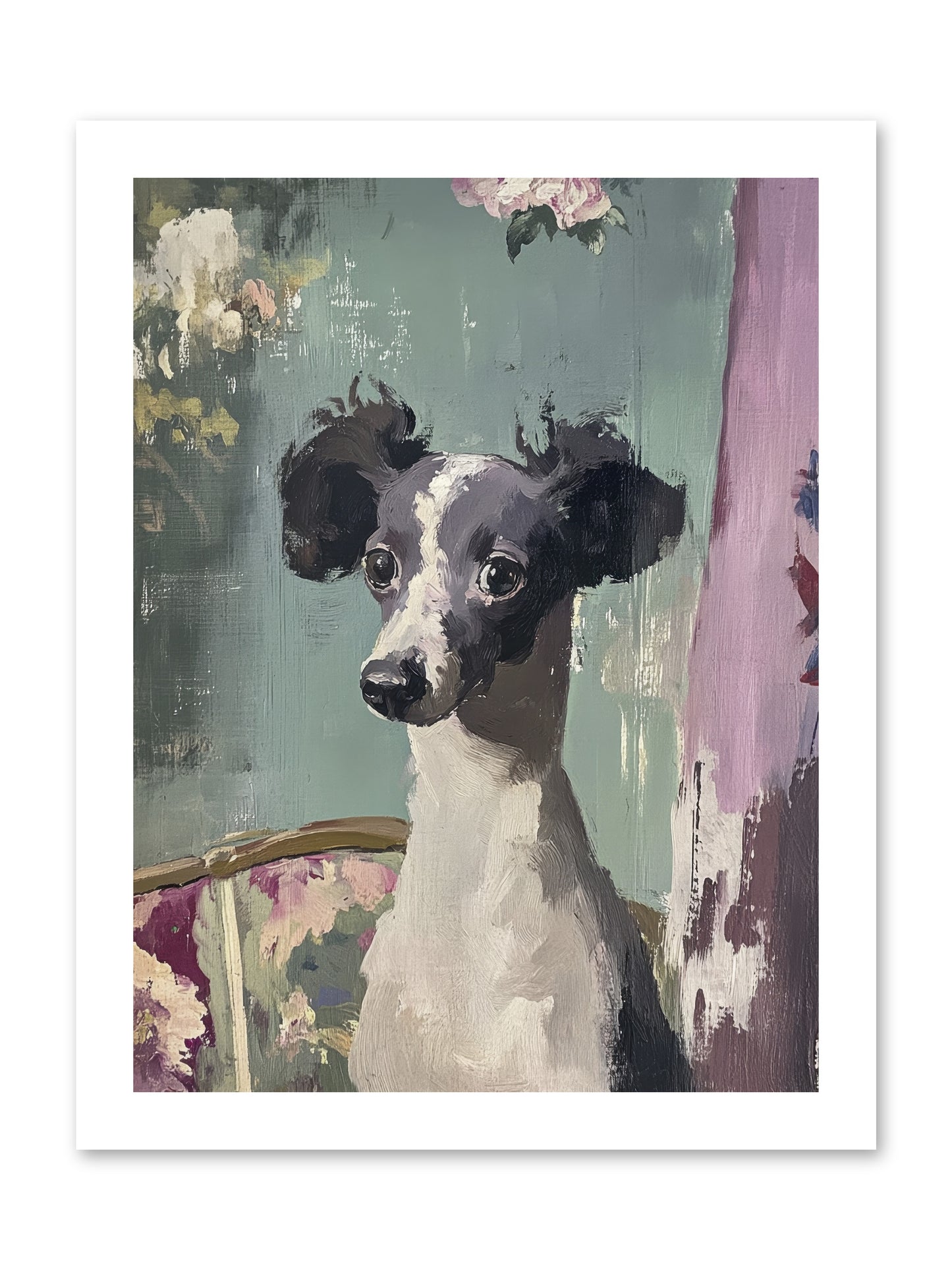 Her Magnificent Self -- Loose Canvas Print 12x16