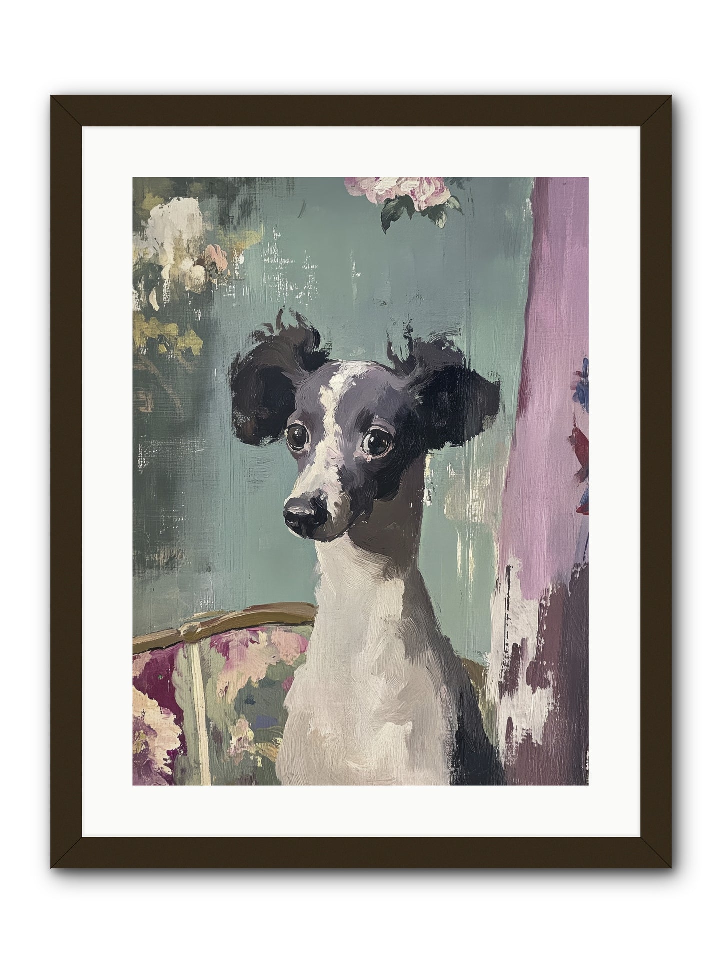Her Magnificent Self -- Framed Print - Black 18x24