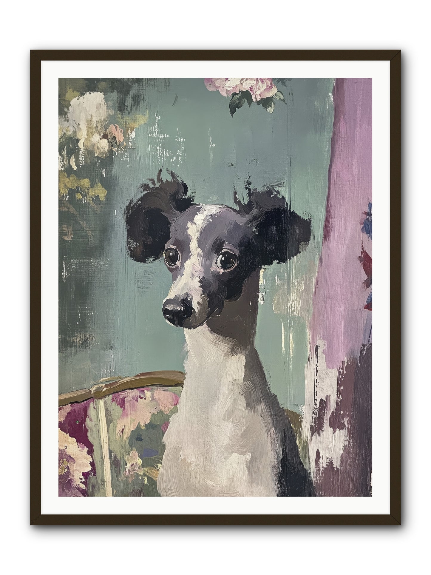 Her Magnificent Self -- Framed Print - Black 36x48