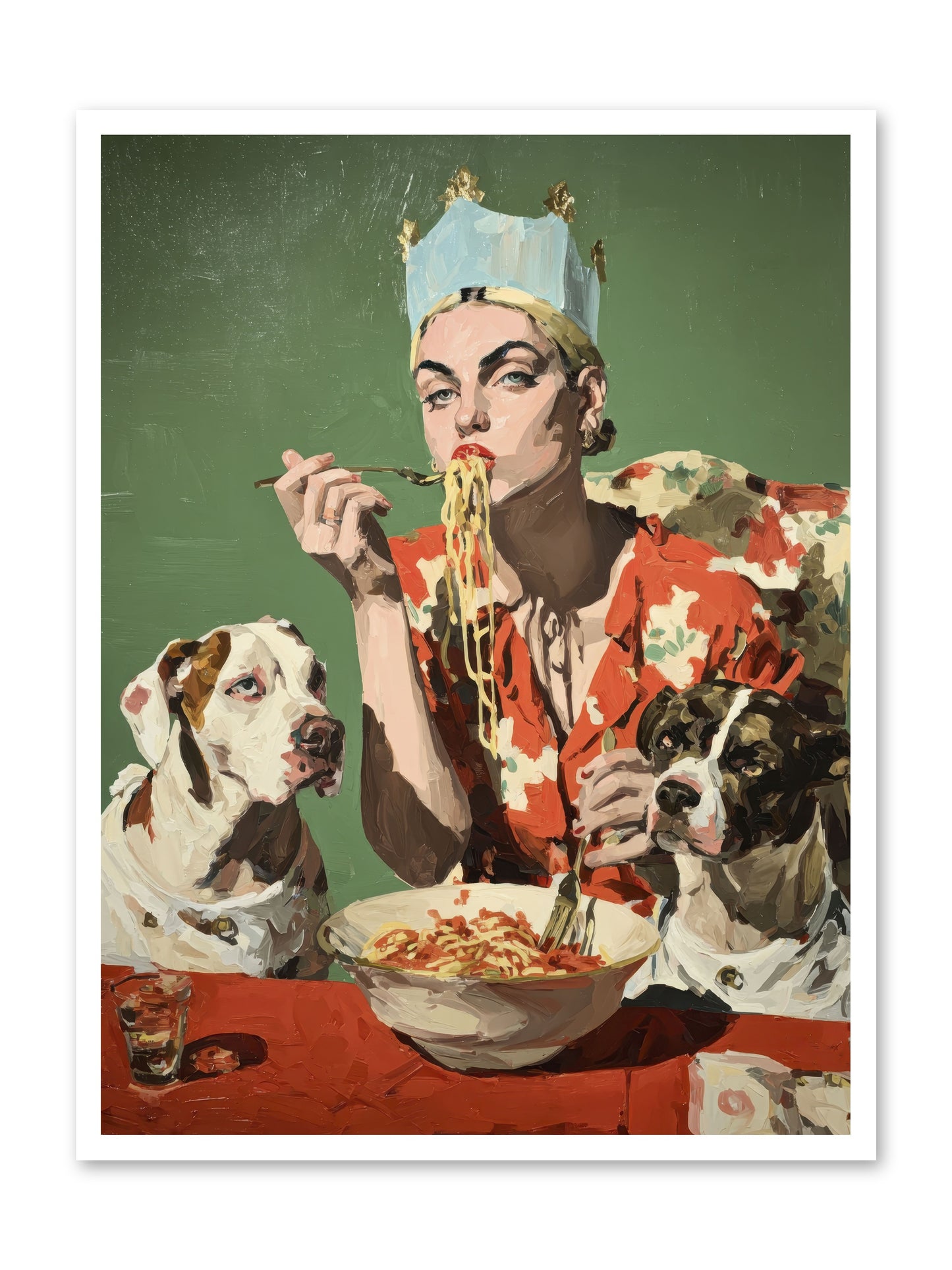 Her Majesty Of Lazy Afternoons -- Loose Canvas Print 30x40