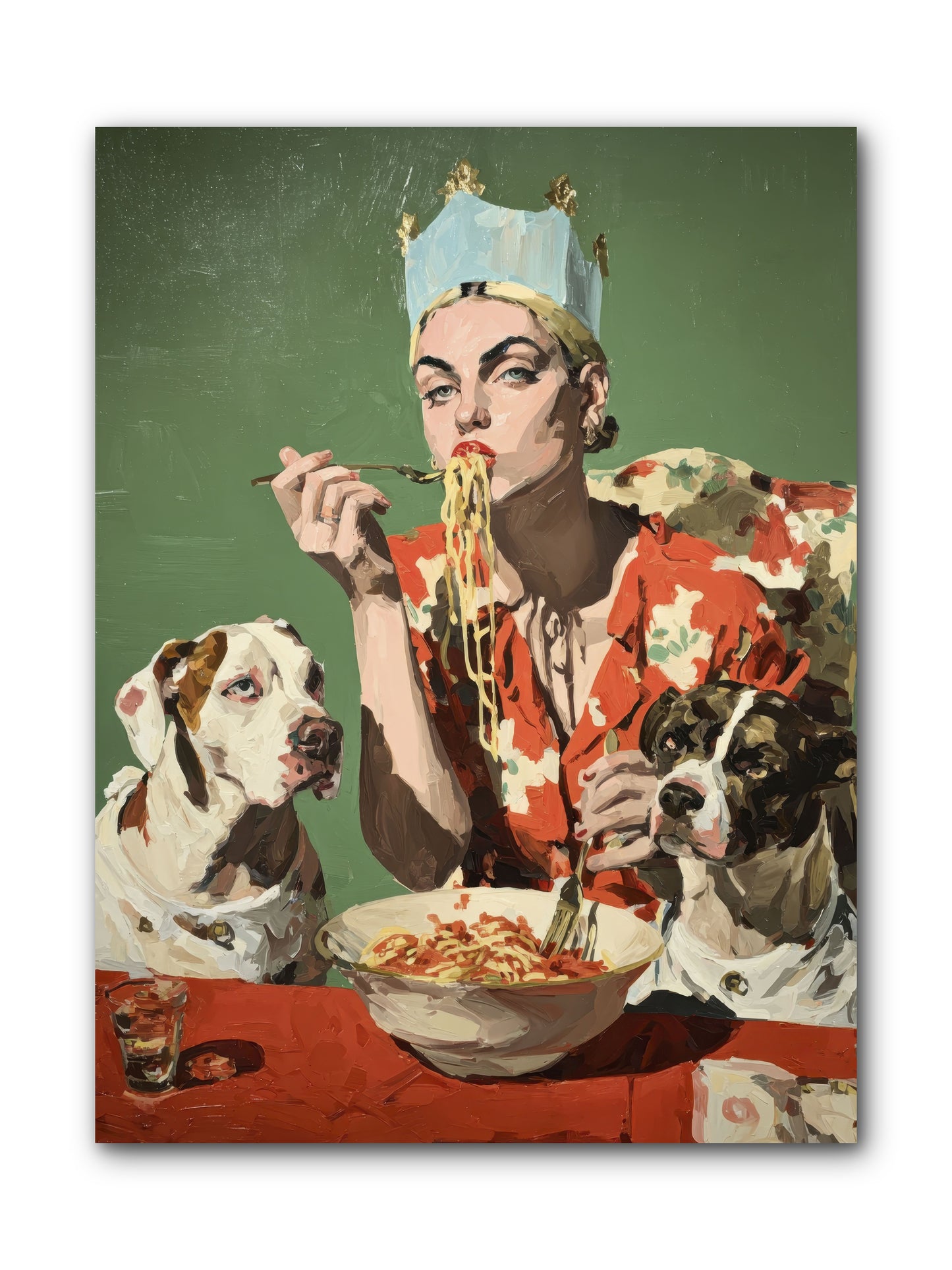 Her Majesty Of Lazy Afternoons -- Wrapped Canvas 9x12