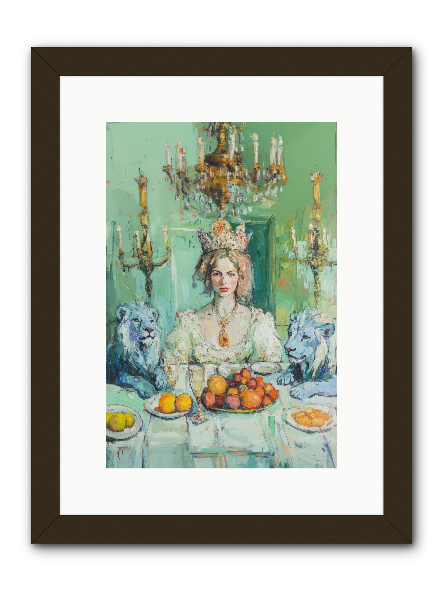 Her Majesty's Lapis Legion -- Framed Print - Black 10x15