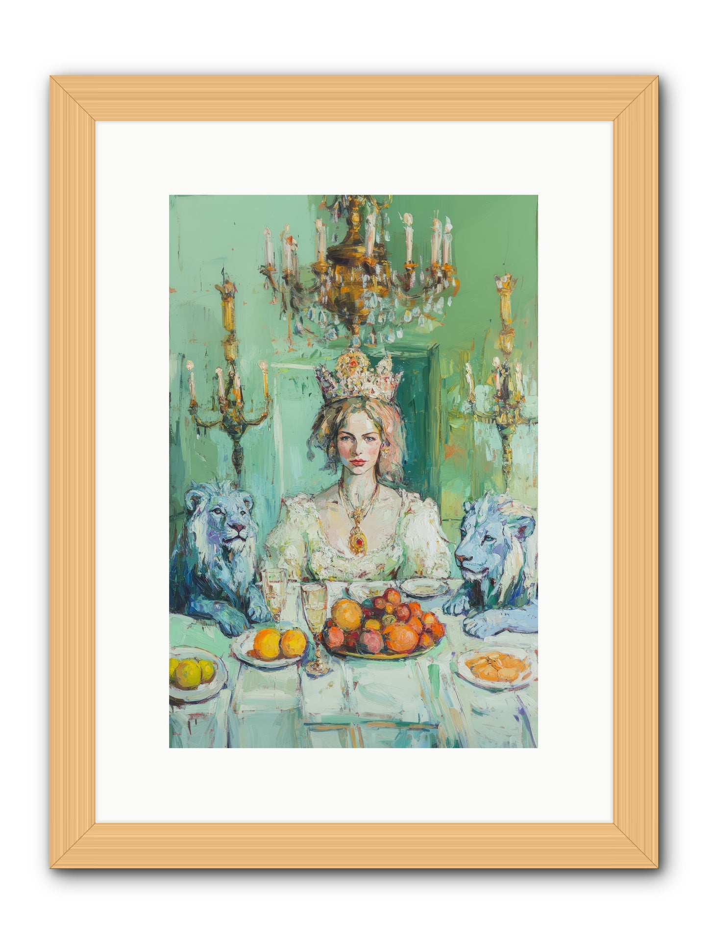 Her Majesty's Lapis Legion -- Framed Print - Natural 10x15