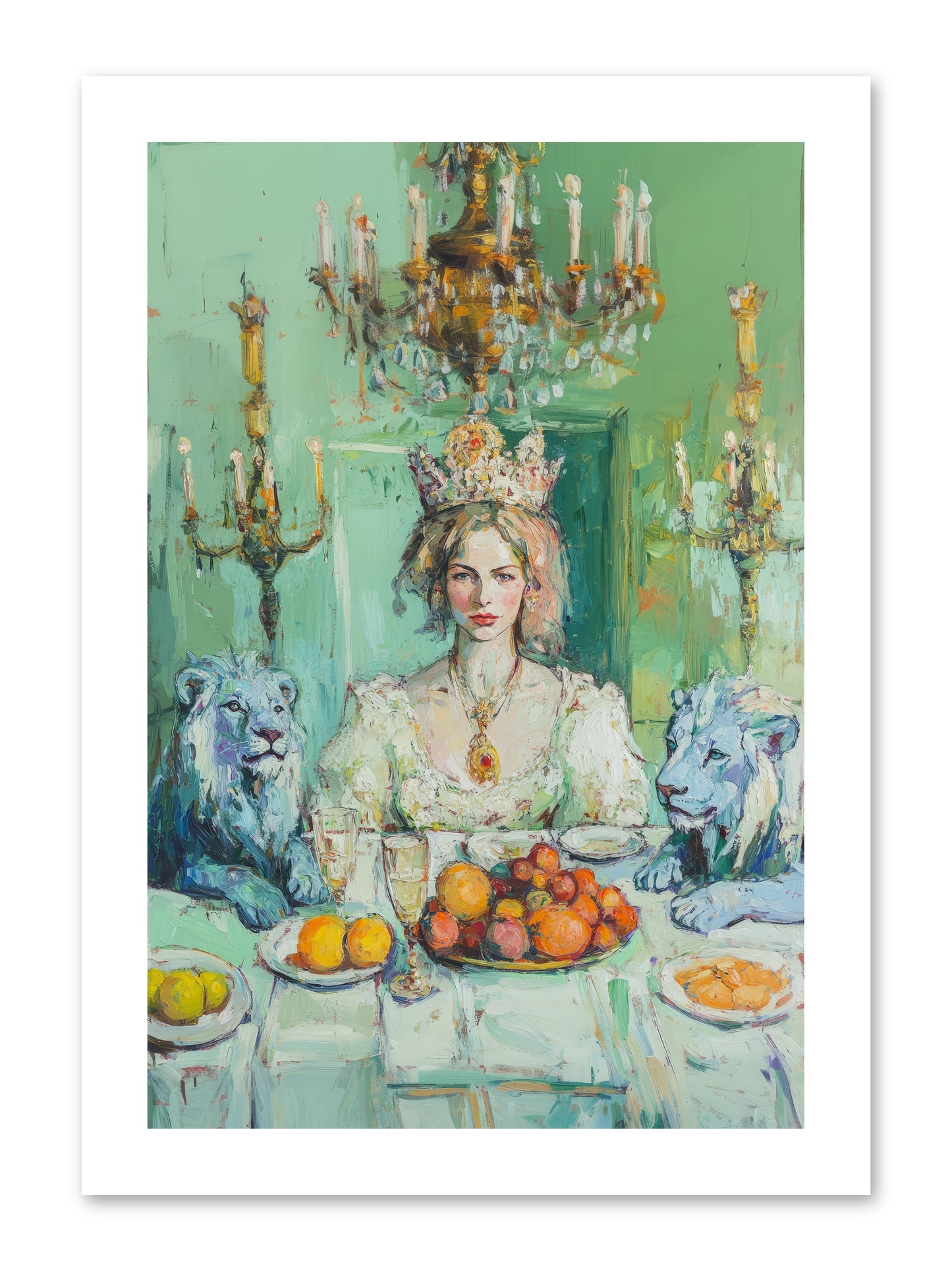 Her Majesty's Lapis Legion -- Loose Canvas Print 10x15