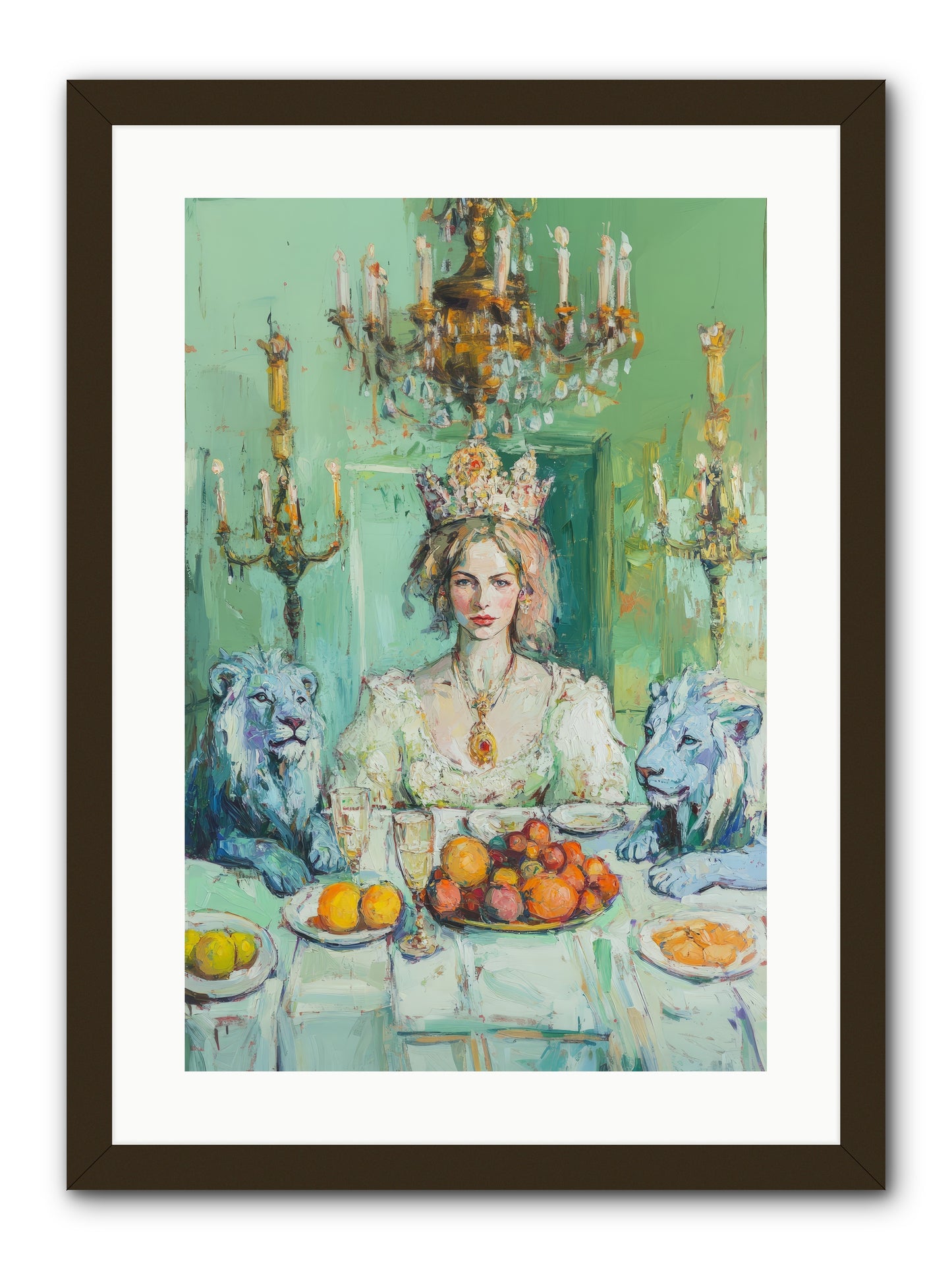 Her Majesty's Lapis Legion -- Framed Print - Black 16x24