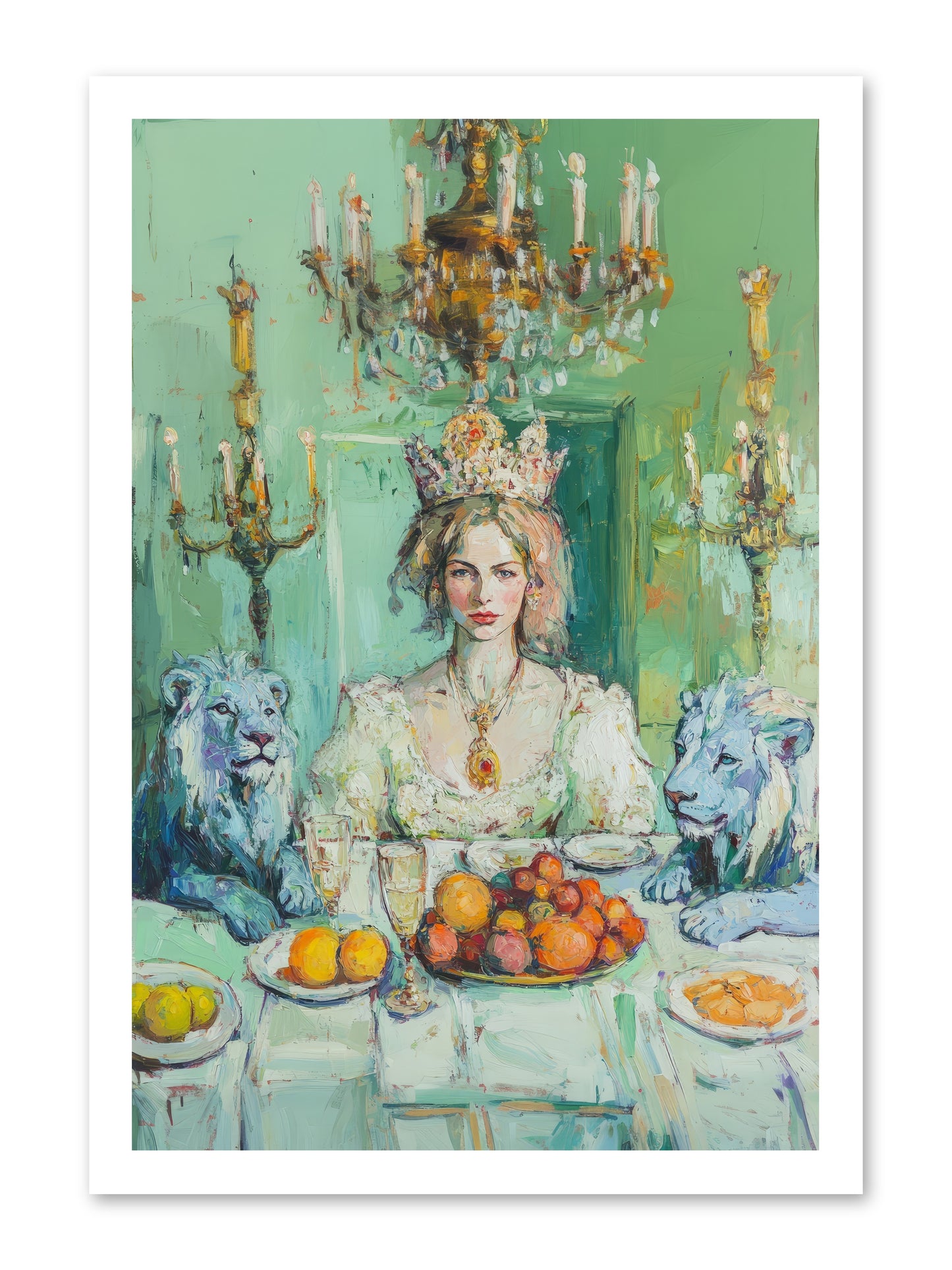 Her Majesty's Lapis Legion -- Loose Canvas Print 16x24
