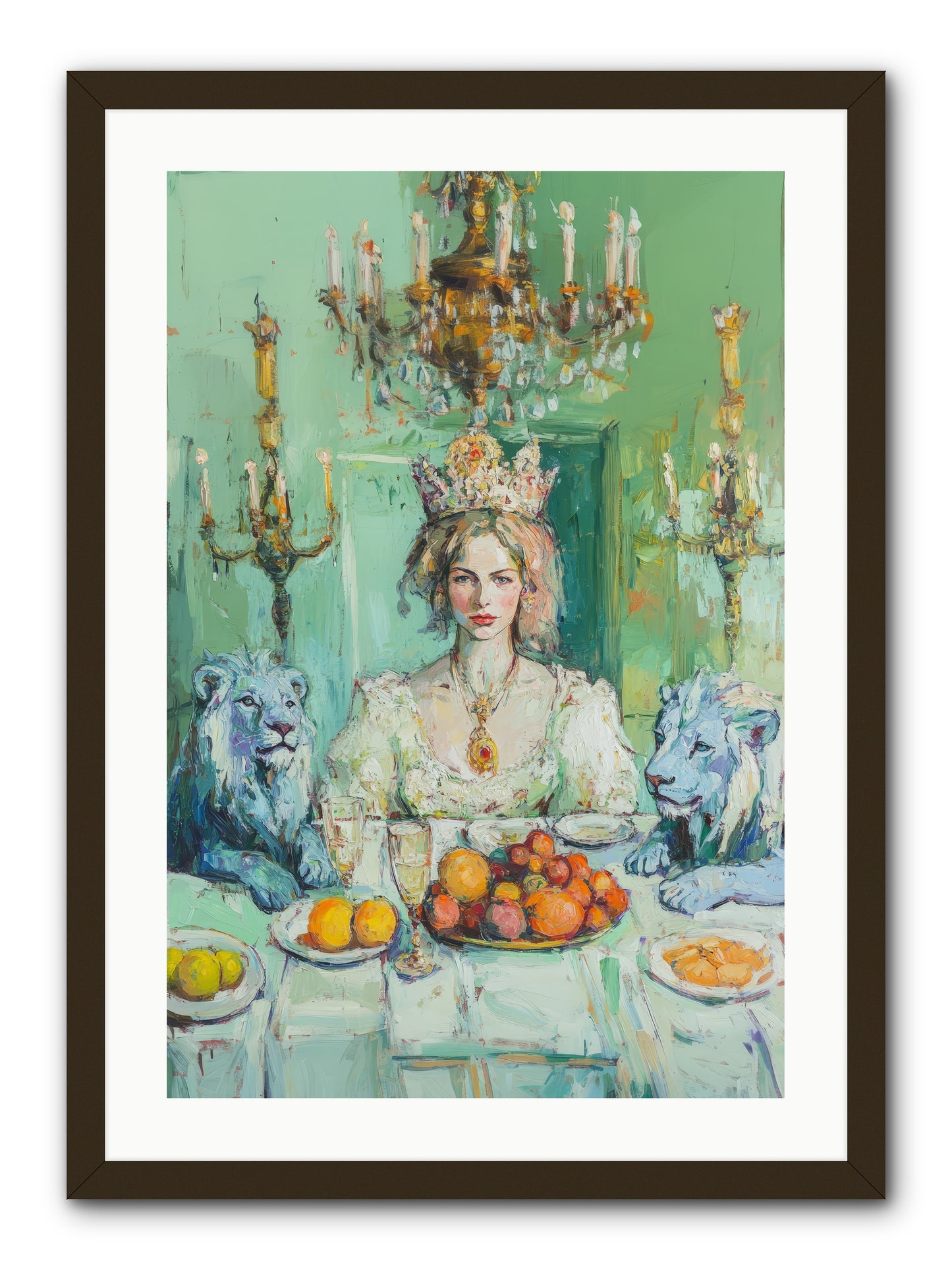 Her Majesty's Lapis Legion -- Framed Print - Black 20x30