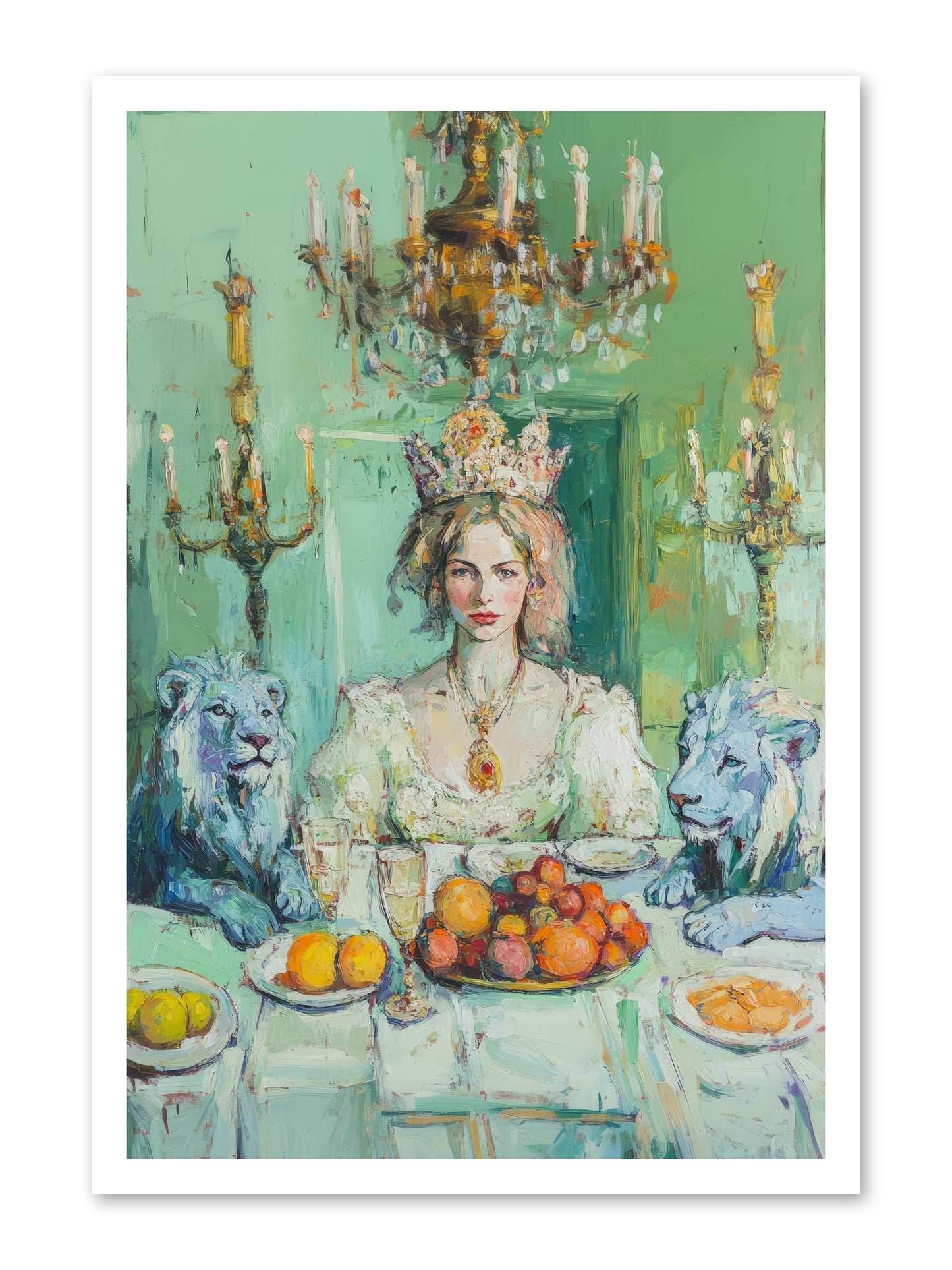Her Majesty's Lapis Legion -- Loose Canvas Print 20x30