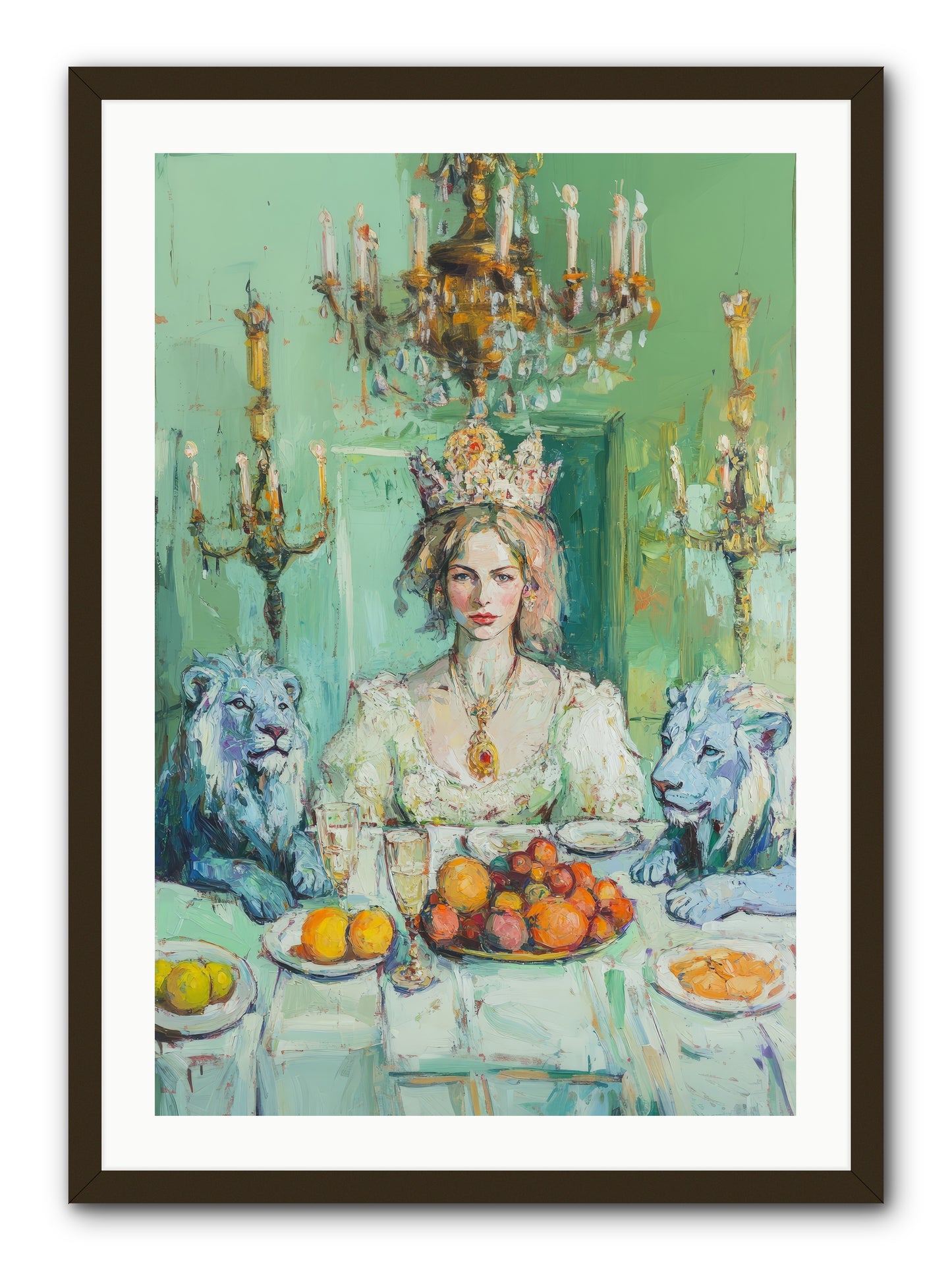 Her Majesty's Lapis Legion -- Framed Print - Black 24x36