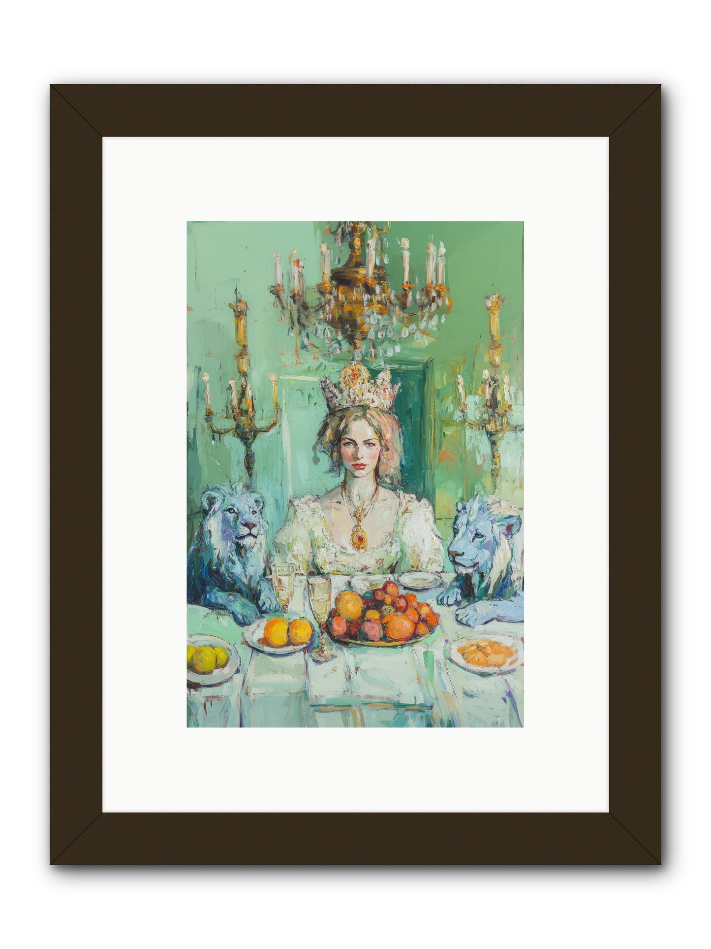 Her Majesty's Lapis Legion -- Framed Print - Black 8x12