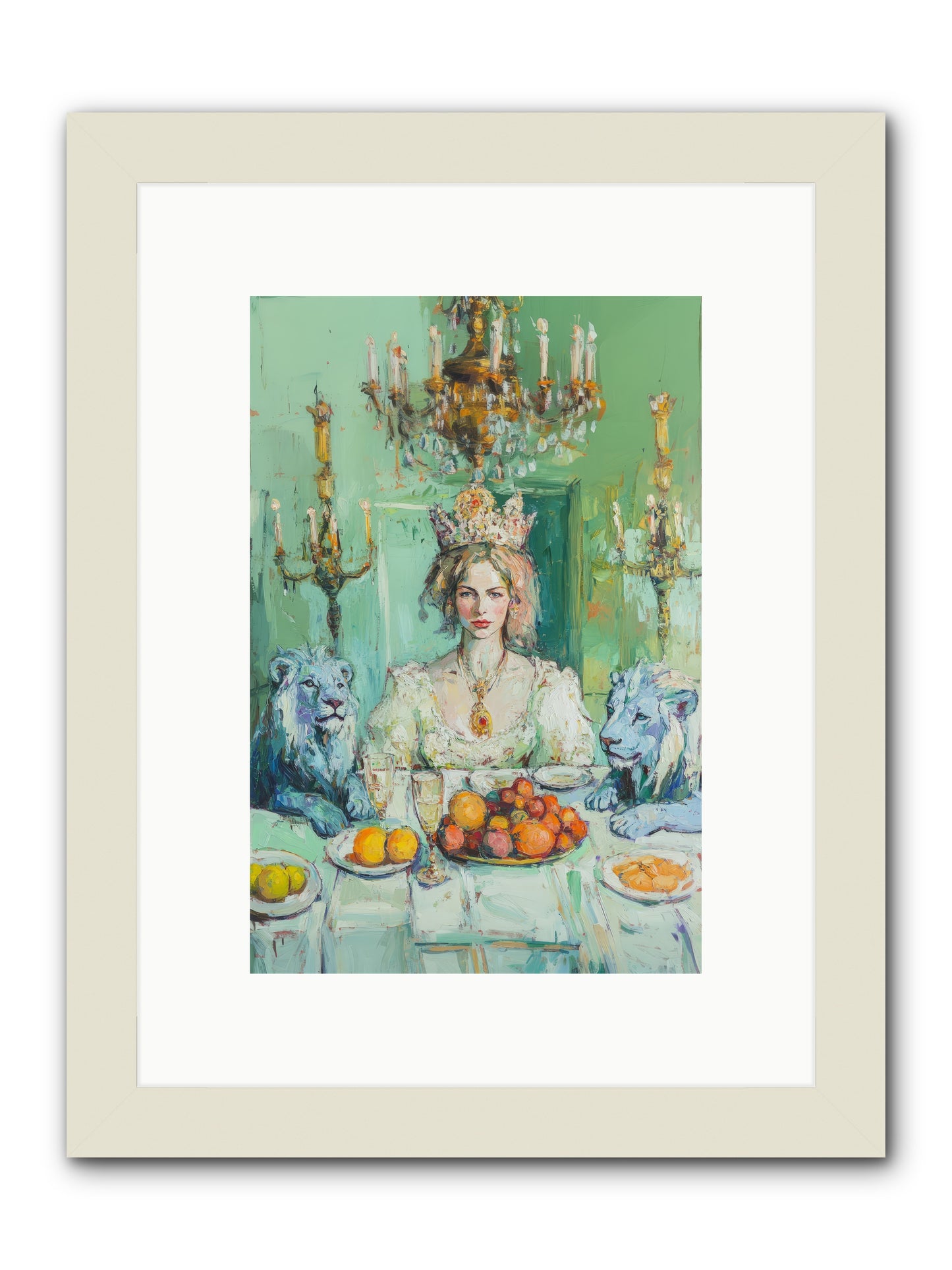 Her Majesty's Lapis Legion -- Framed Print - White 8x12