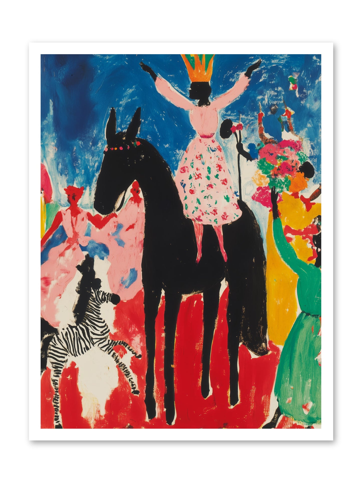 Her Majesty's Moon Parade -- Paper Print 24x32