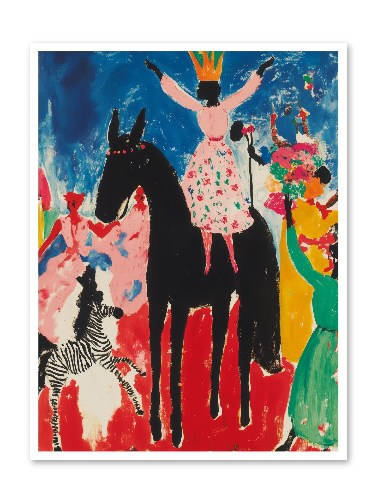 Her Majesty's Moon Parade -- Paper Print 36x48