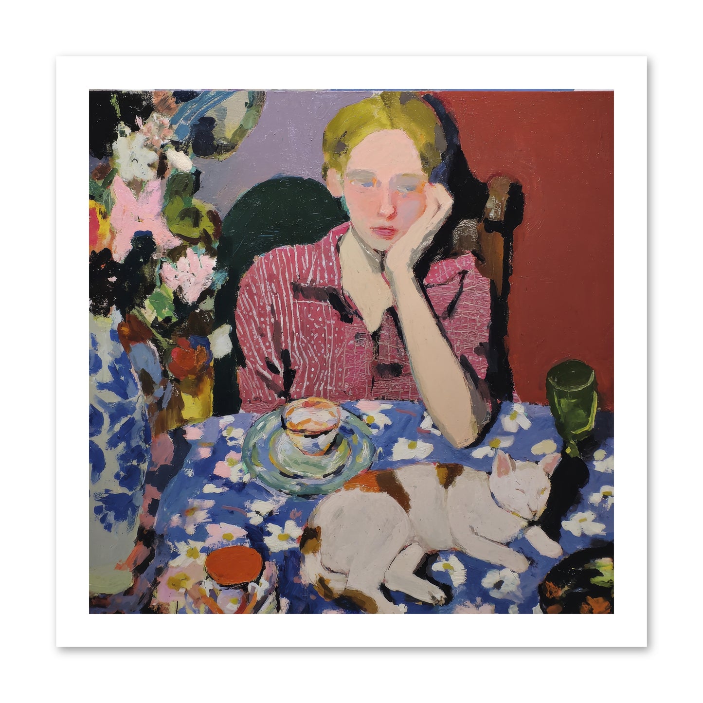 Her Terms -- Loose Canvas Print 16x16