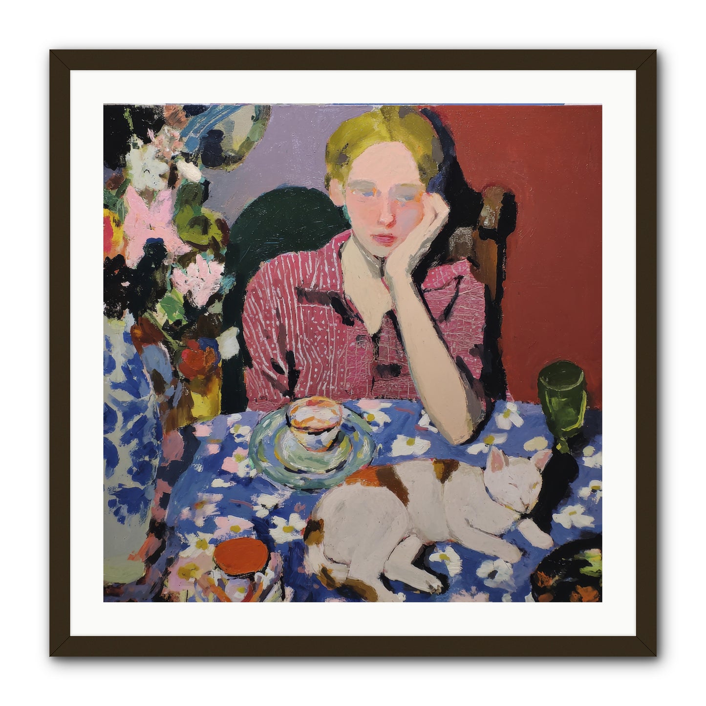 Her Terms -- Framed Print - Black 30x30