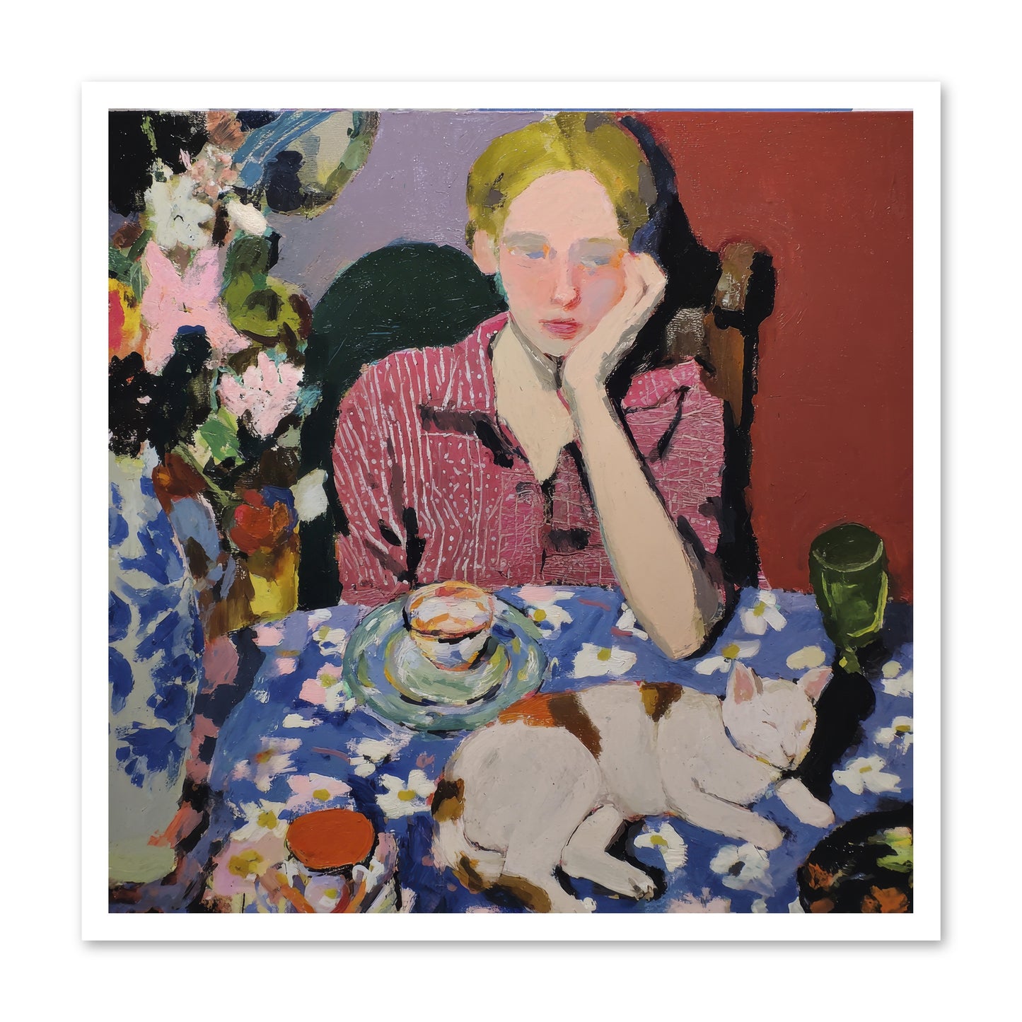 Her Terms -- Loose Canvas Print 30x30