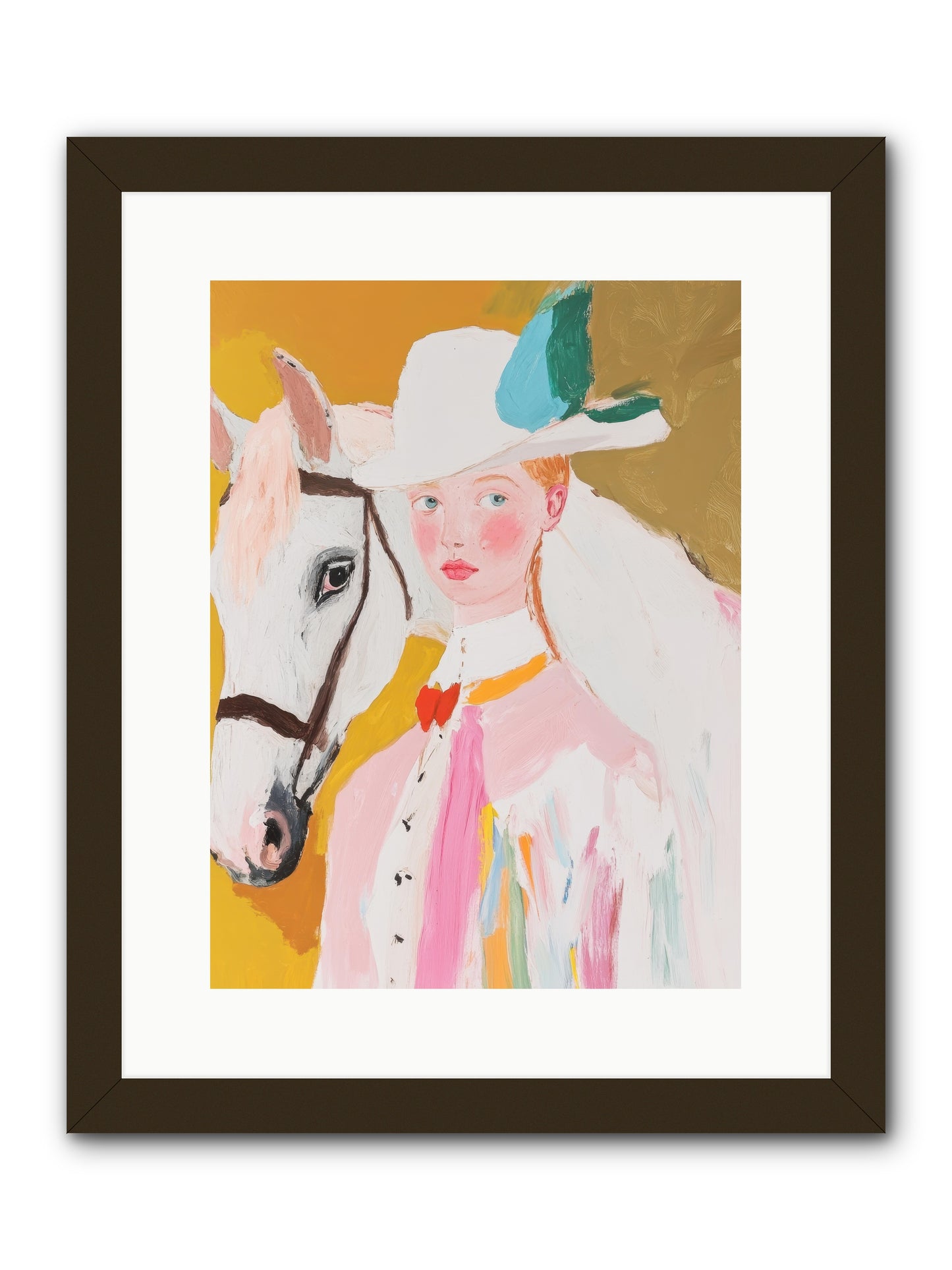 Hero's Return -- Framed Print - Black 12x16