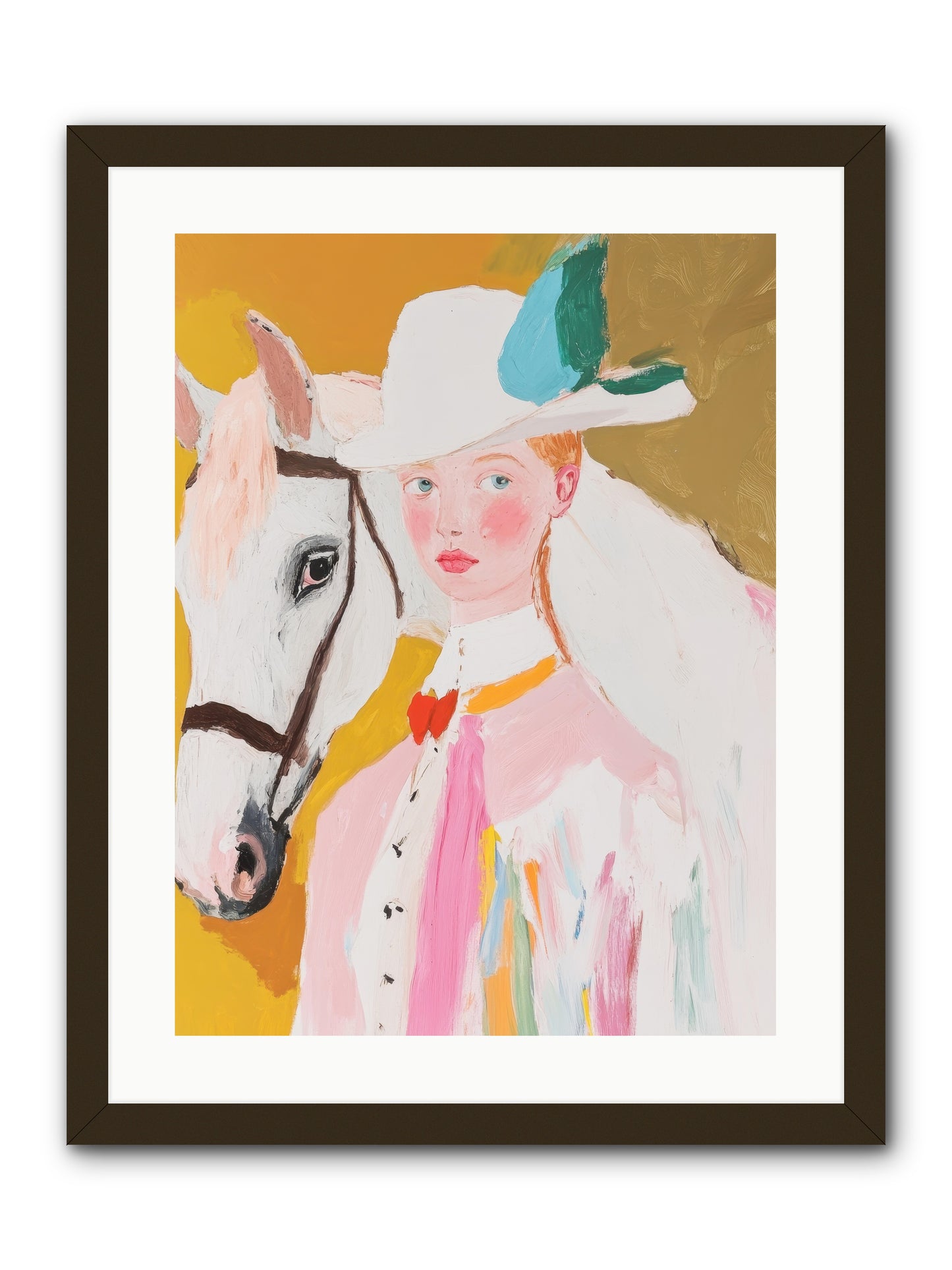 Hero's Return -- Framed Print - Black 18x24