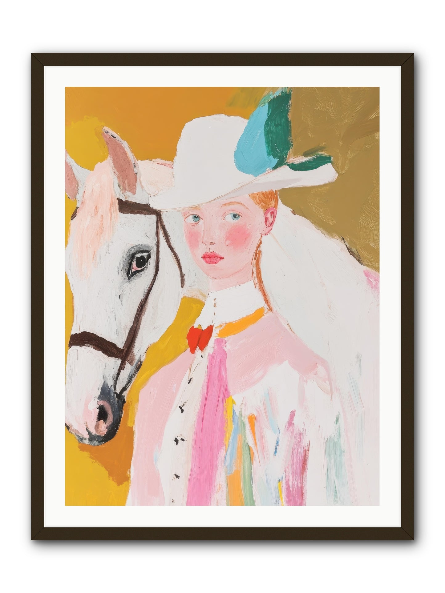 Hero's Return -- Framed Print - Black 30x40