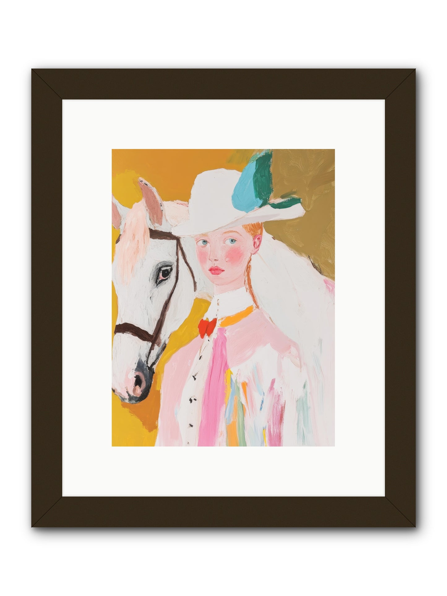Hero's Return -- Framed Print - Black 9x12