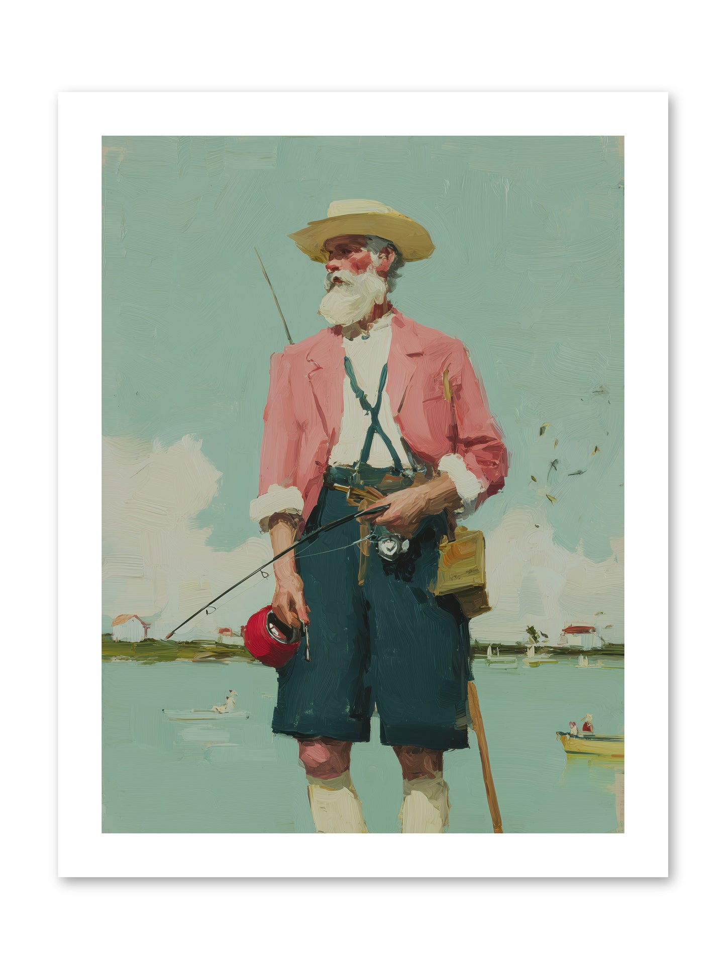 Hidden Catch -- Paper Print 12x16