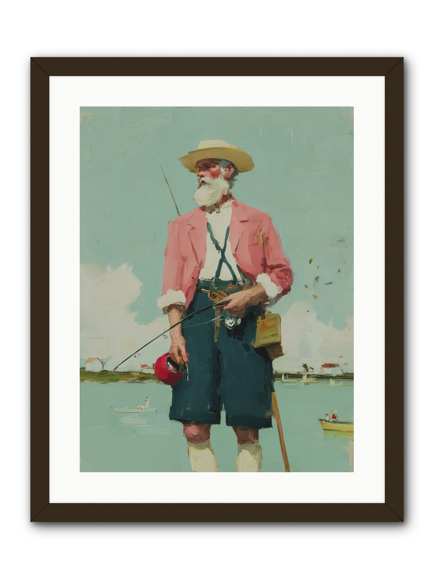 Hidden Catch -- Framed Print - Black 18x24