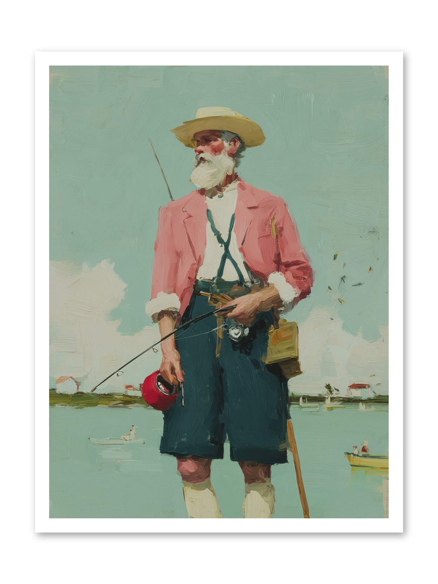 Hidden Catch -- Loose Canvas Print 24x32
