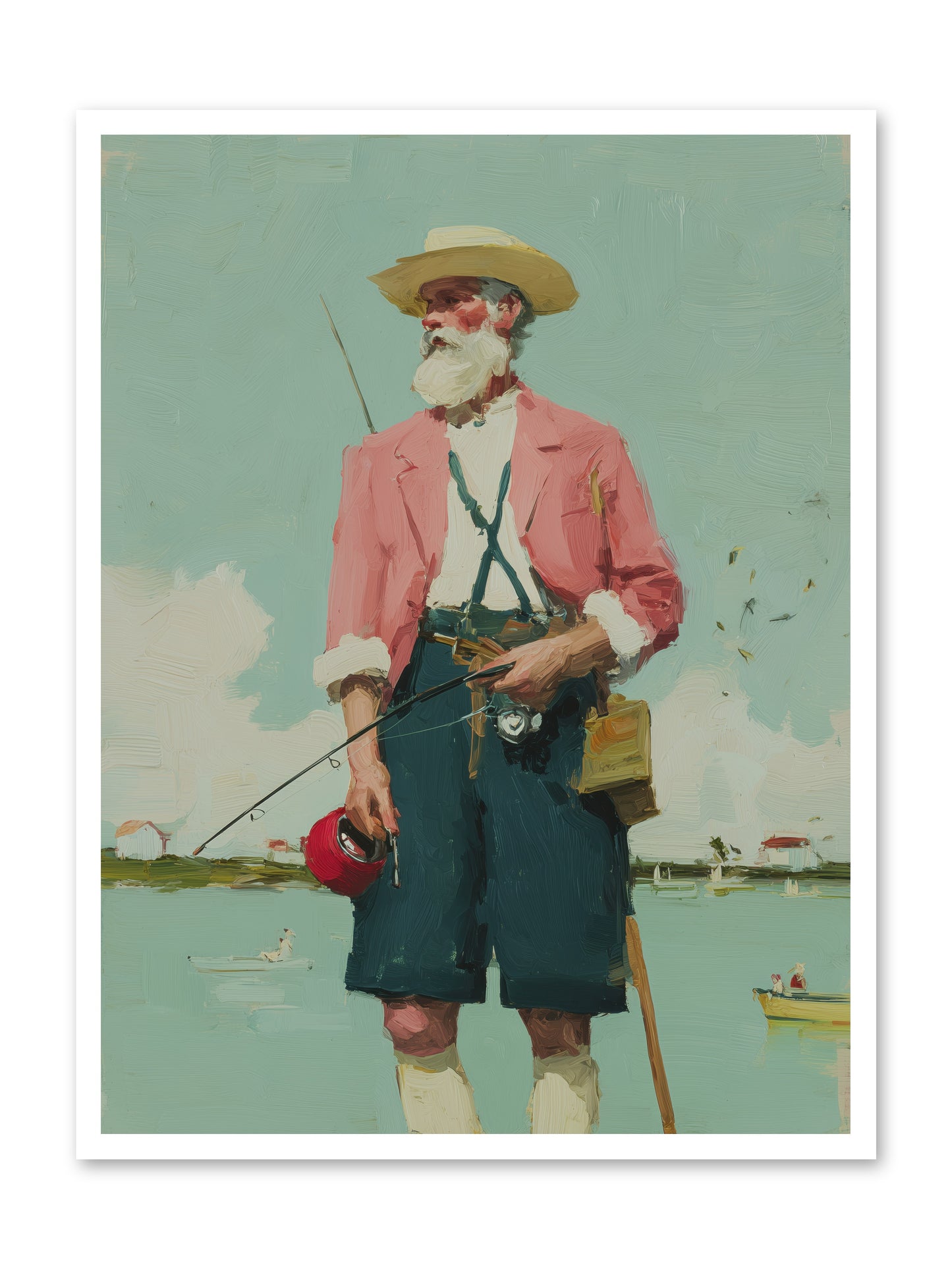 Hidden Catch -- Loose Canvas Print 30x40