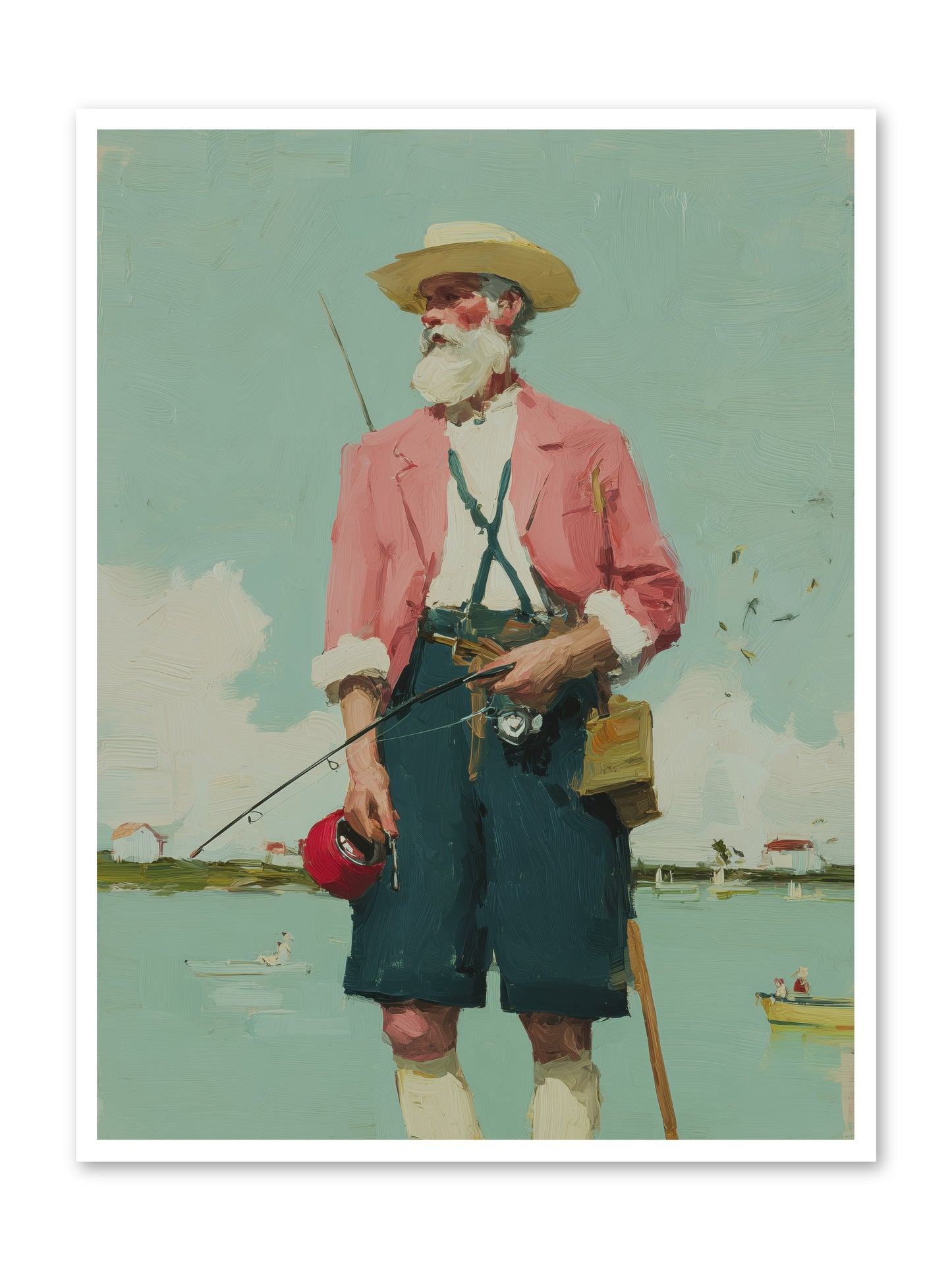 Hidden Catch -- Loose Canvas Print 36x48
