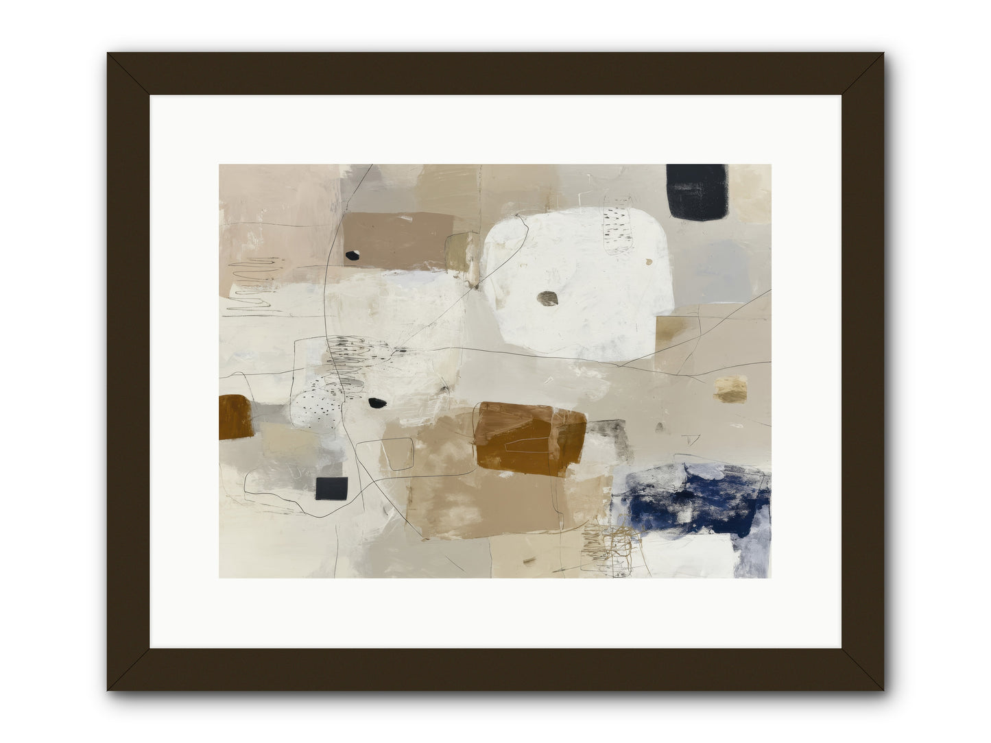 Hidden Current -- Framed Print - Black 16x12