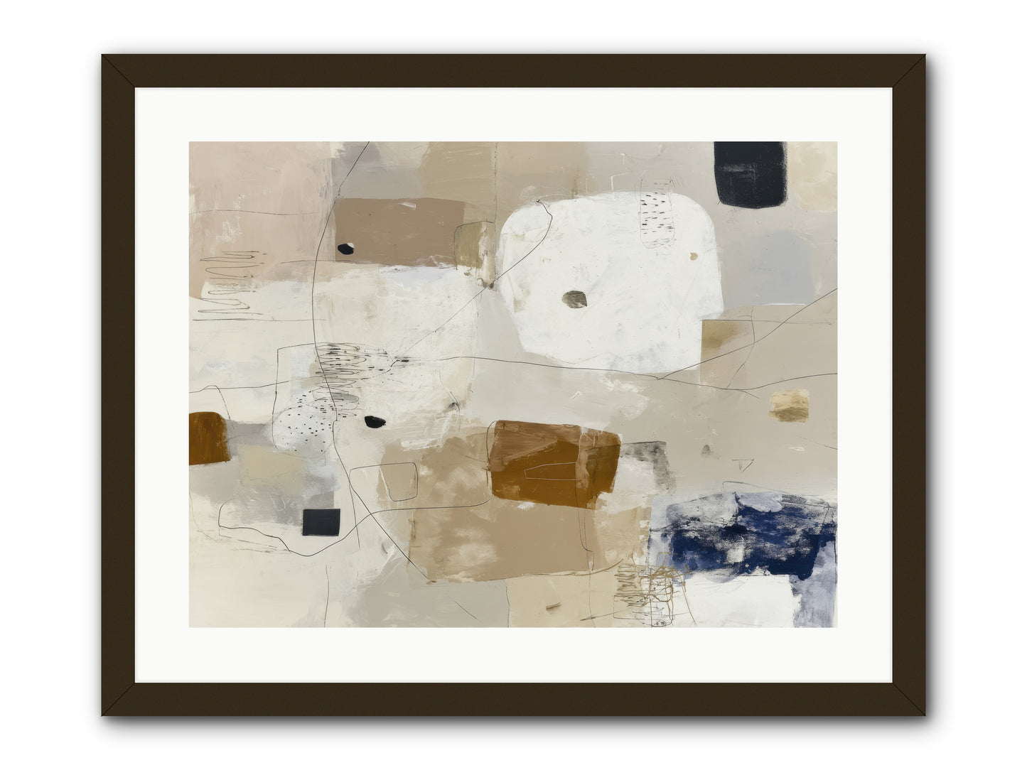 Hidden Current -- Framed Print - Black 24x18