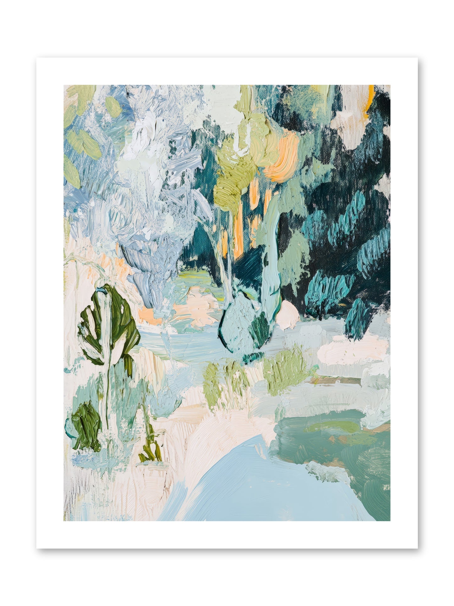 Hidden Forest Corridor -- Paper Print 12x16