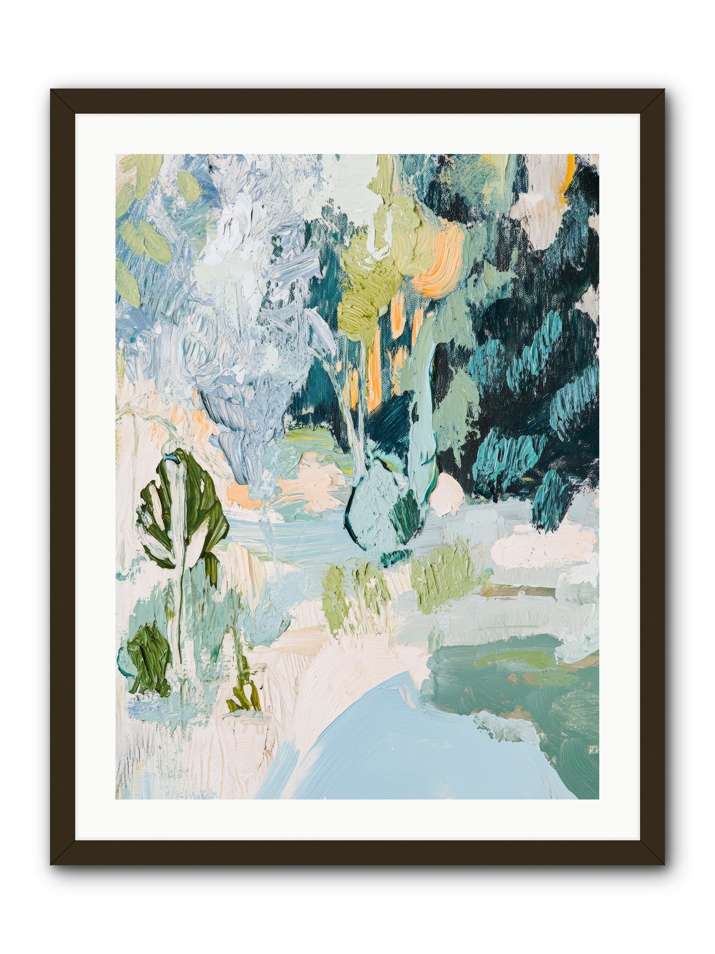 Hidden Forest Corridor -- Framed Print - Black 24x32