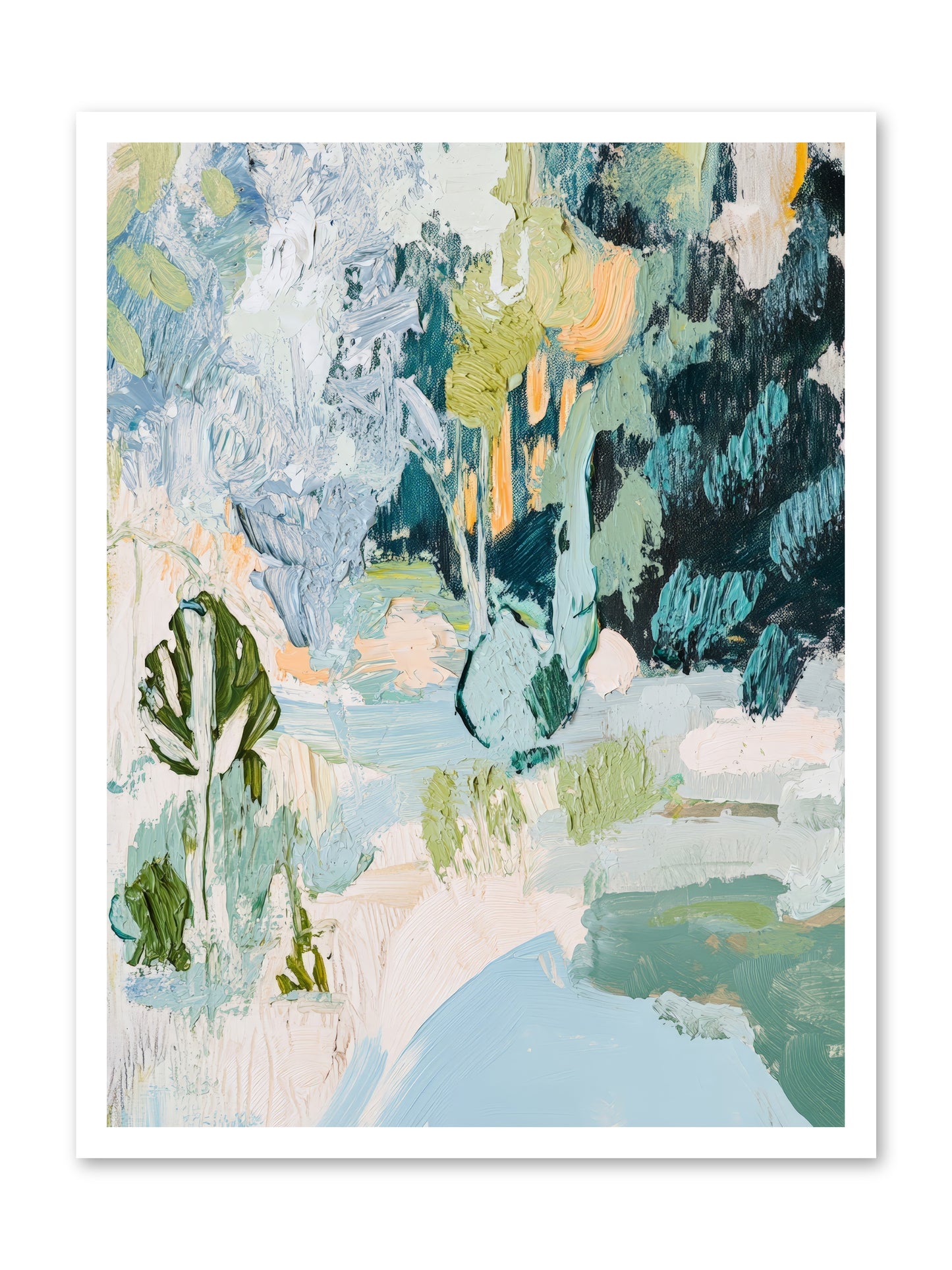 Hidden Forest Corridor -- Loose Canvas Print 24x32