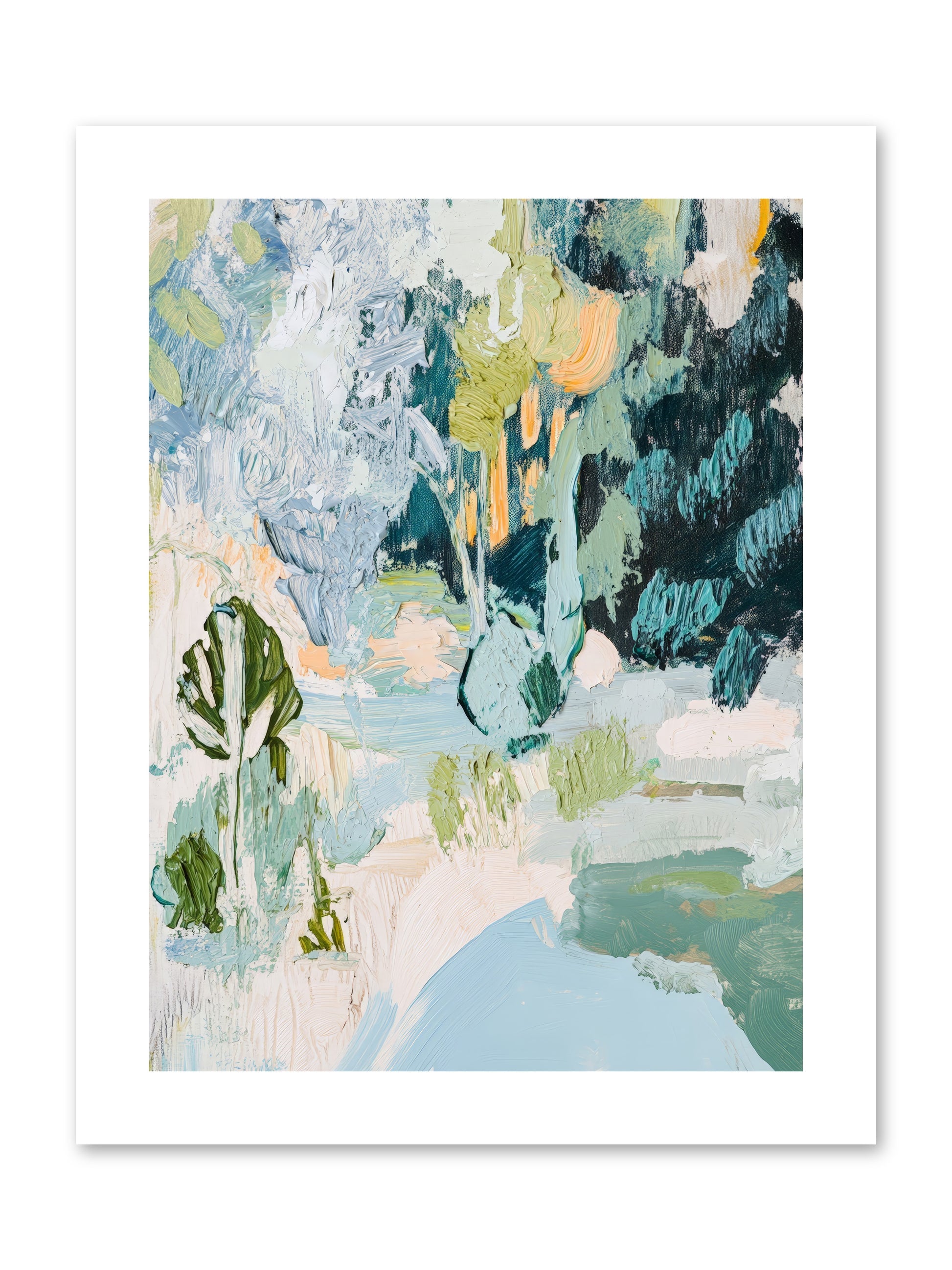 Hidden Forest Corridor -- Paper Print 9x12