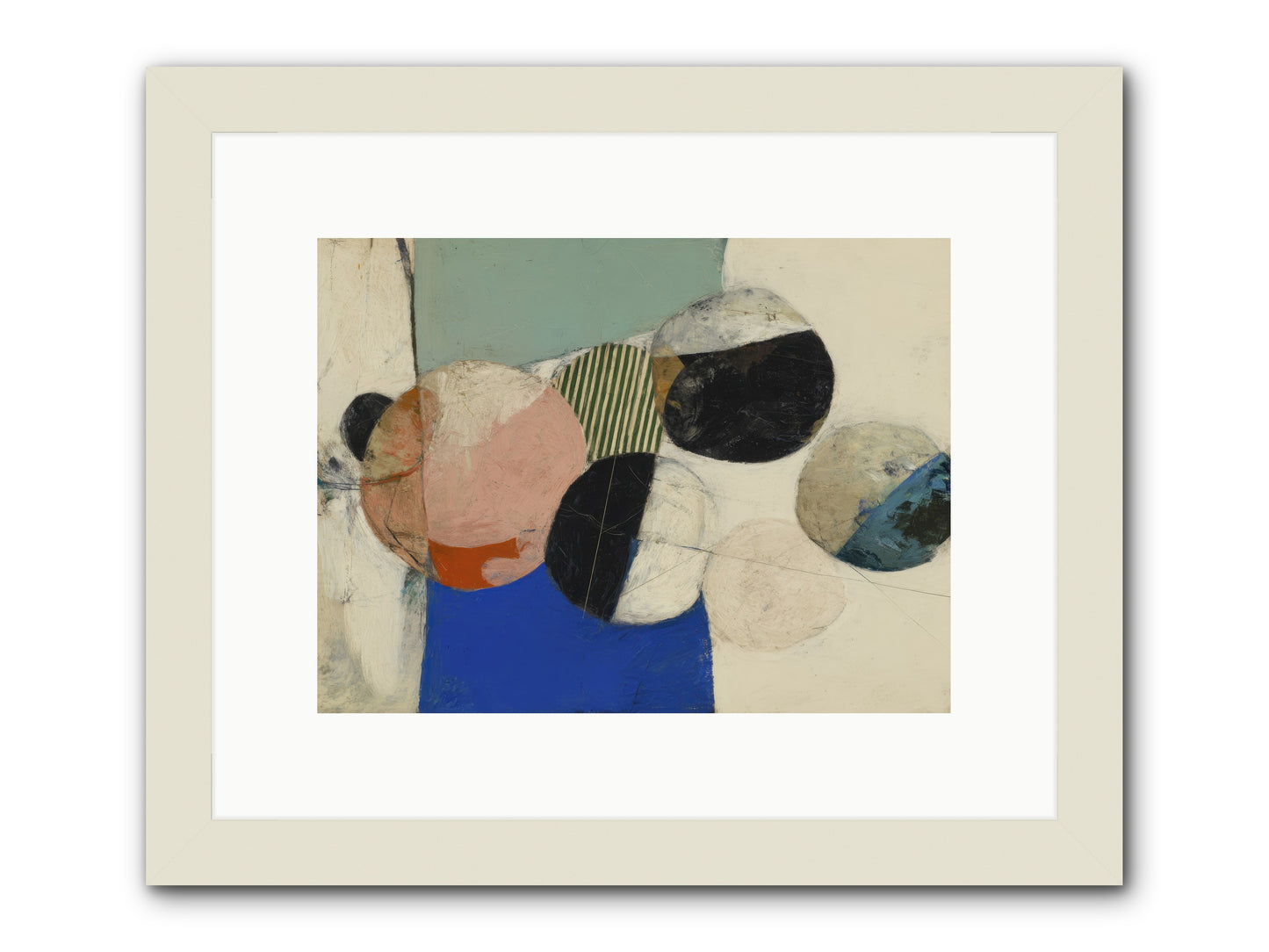 Hidden Path -- Framed Print - White 12x9